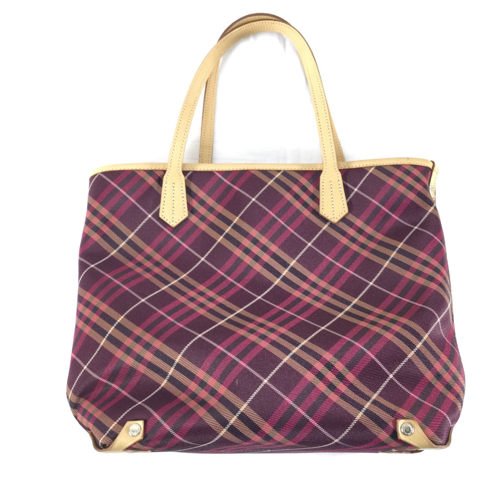 BURBERRY BLUE LABEL バーバリー ノバチェック ハンドバッグ トート