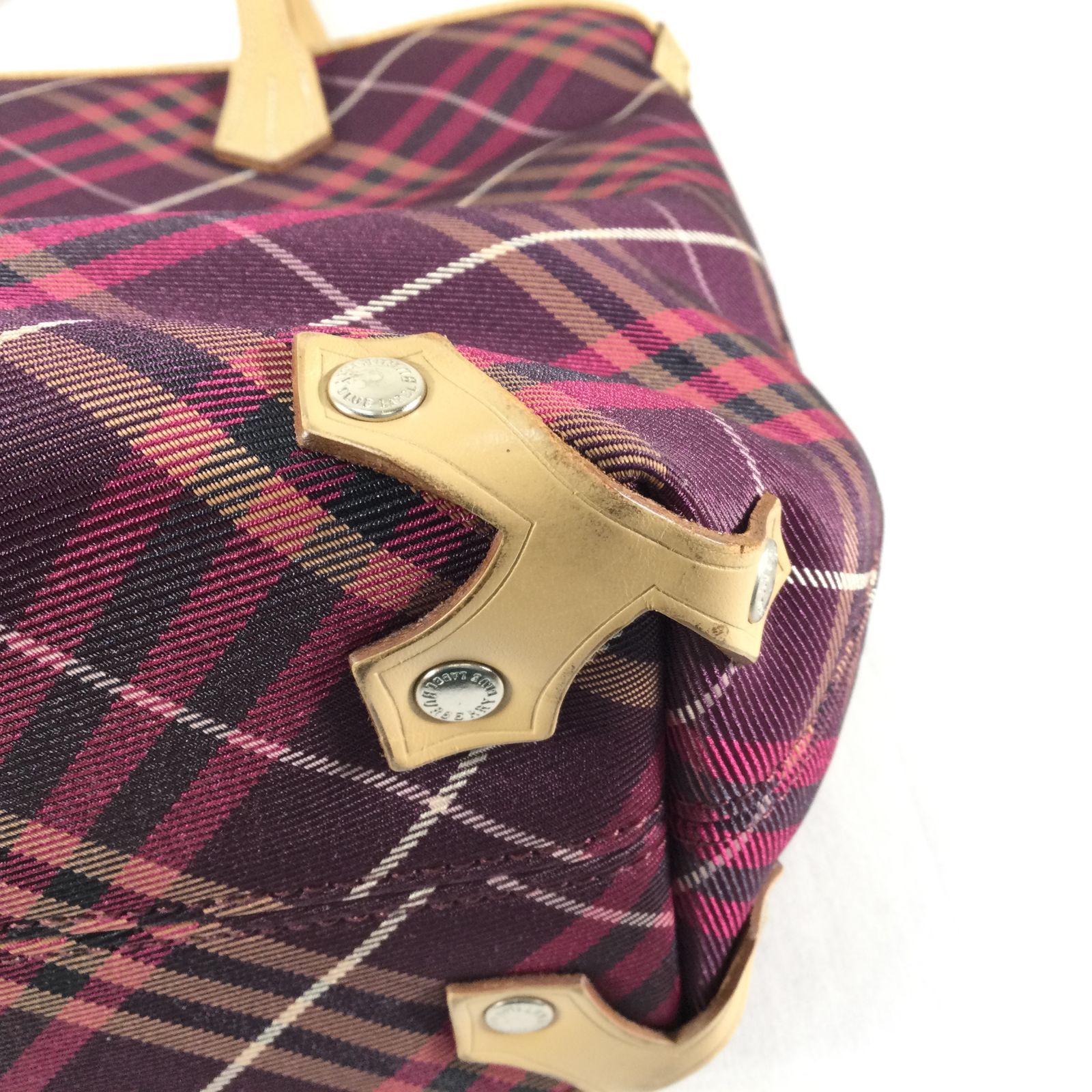 BURBERRY BLUE LABEL バーバリー ノバチェック ハンドバッグ トート