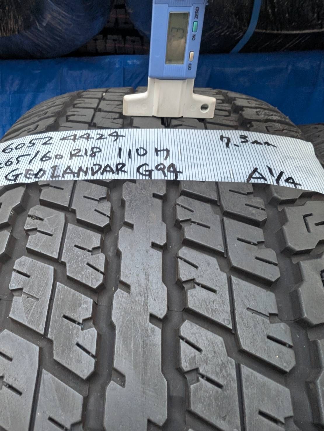 6052）265/60R18 110H YOKOHAMA GEOLANDAR G94 2024年 中古品4本
