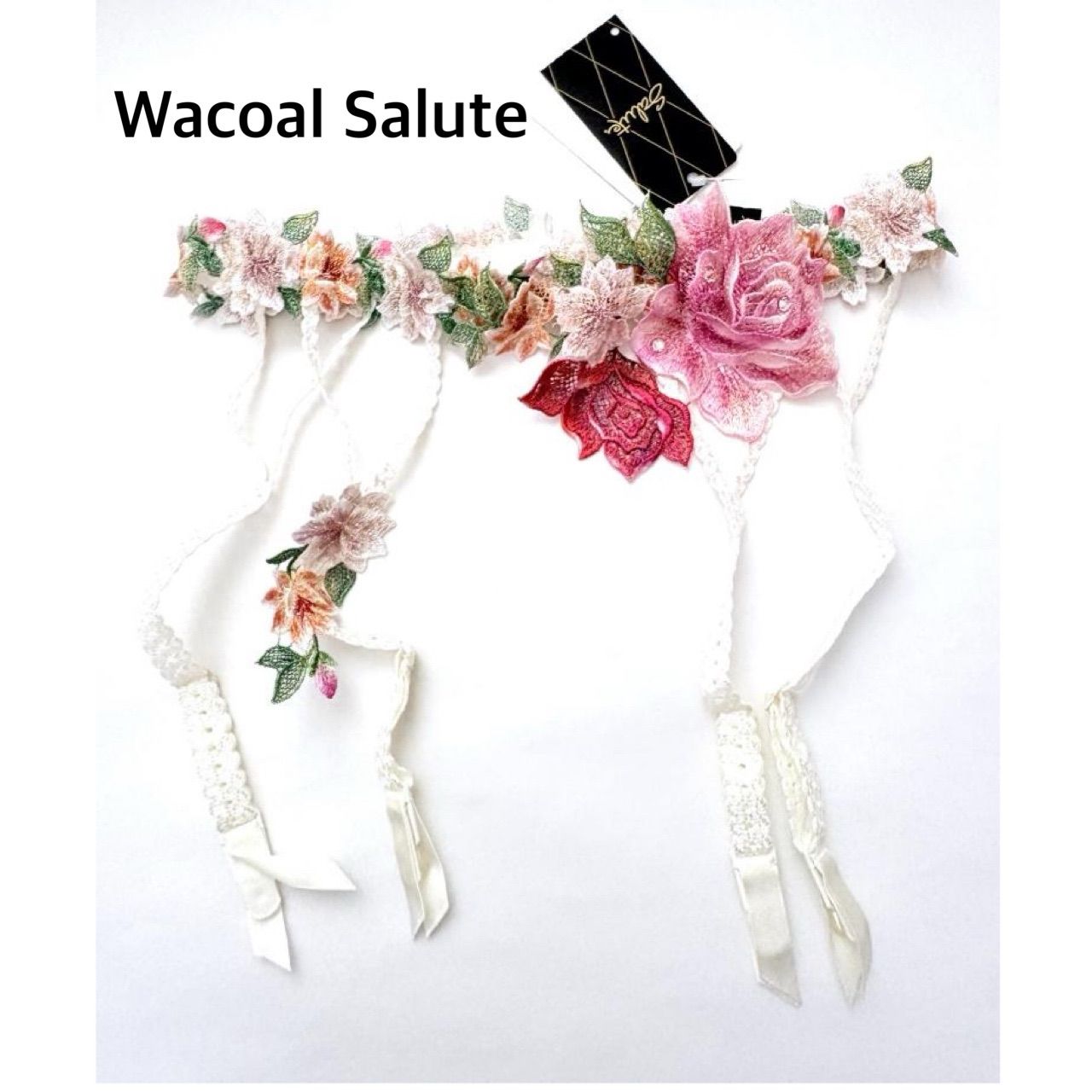 サルート ワコール ガーターベルト 09G インドの花嫁 М ワコール サルート 09G インドの花嫁 PU ガーターベルト M 店舗限定