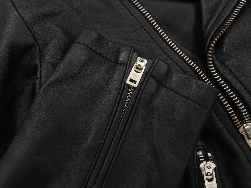 Simplicite レディースレザー シングルライダースジャケット ライダースジャケット レディース 通販 レザージャケット ジャケット