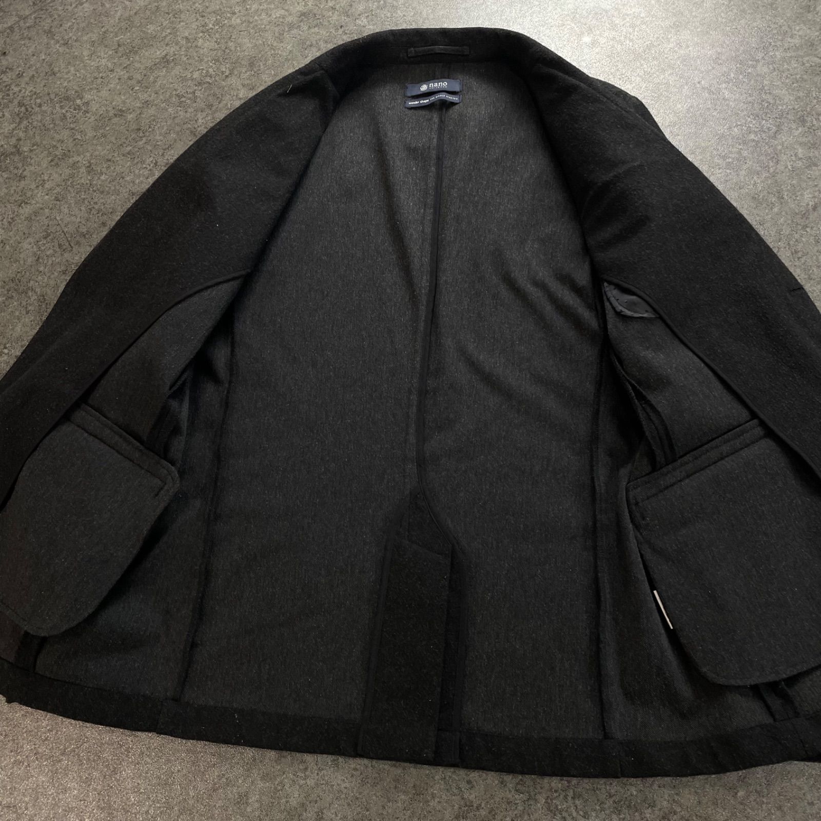 nano universe Wonder Shape The Circle Stretch Tailored Jacket ナノ 