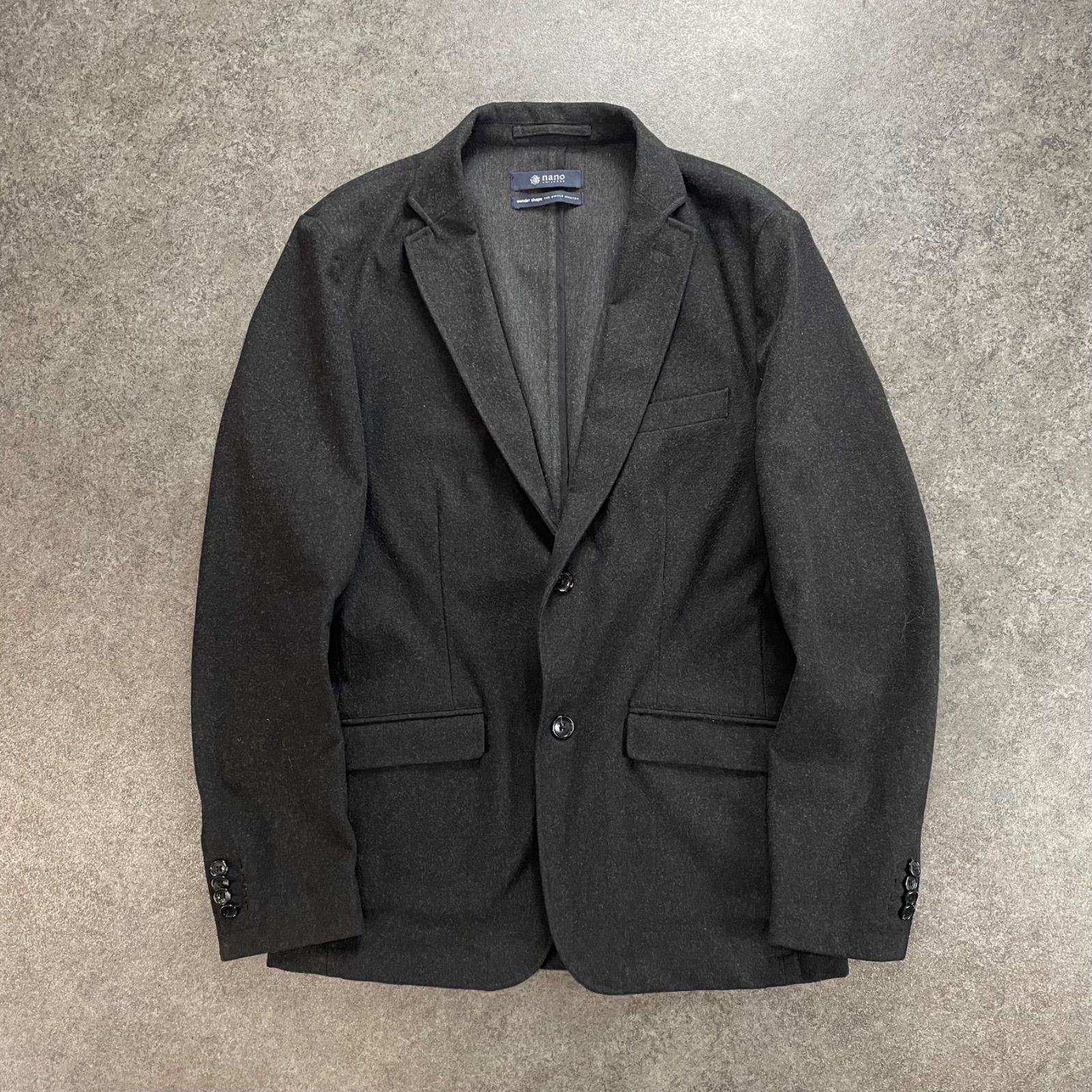 nano universe Wonder Shape The Circle Stretch Tailored Jacket ナノ 