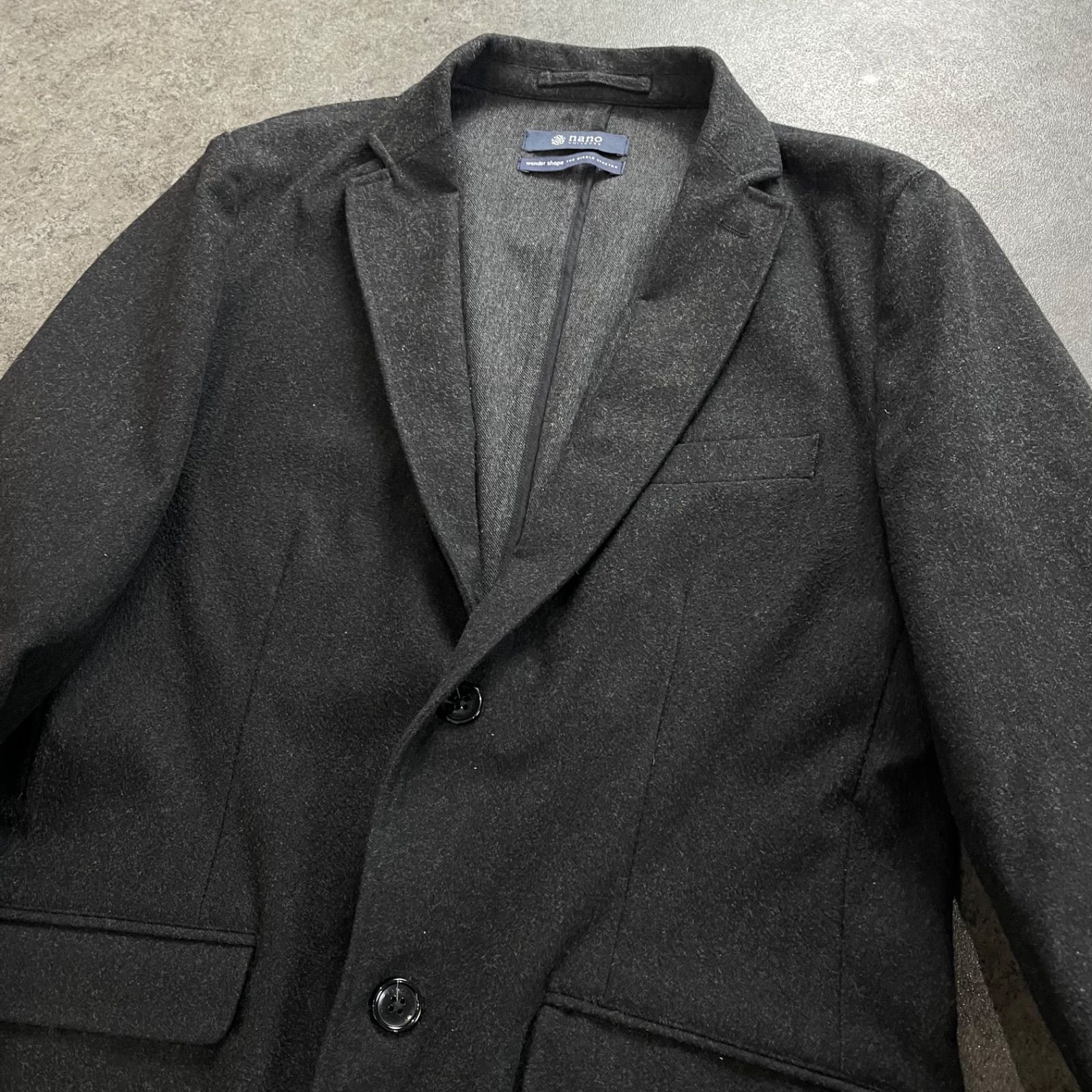 nano universe Wonder Shape The Circle Stretch Tailored Jacket ナノ 