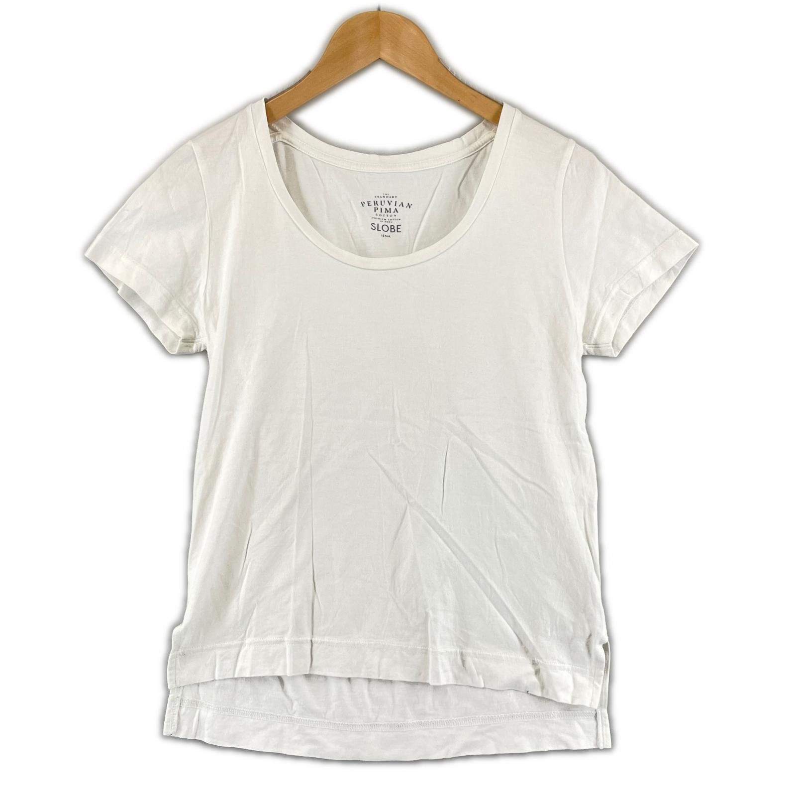 美品 IENA SLOBE イエナ スローブ 無地 春夏 SS 半袖Tシャツ コットン