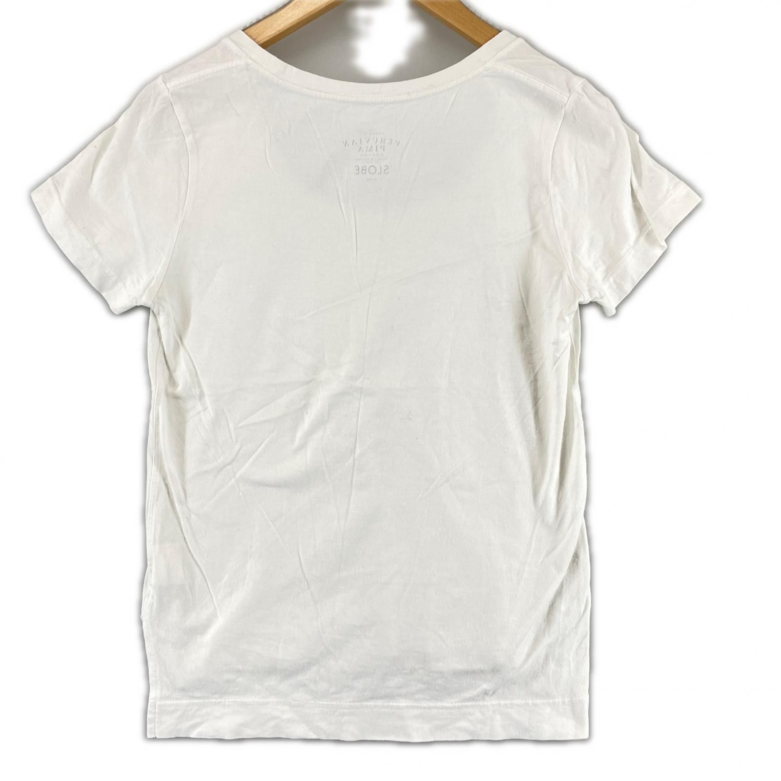 美品 IENA SLOBE イエナ スローブ 無地 春夏 SS 半袖Tシャツ コットン