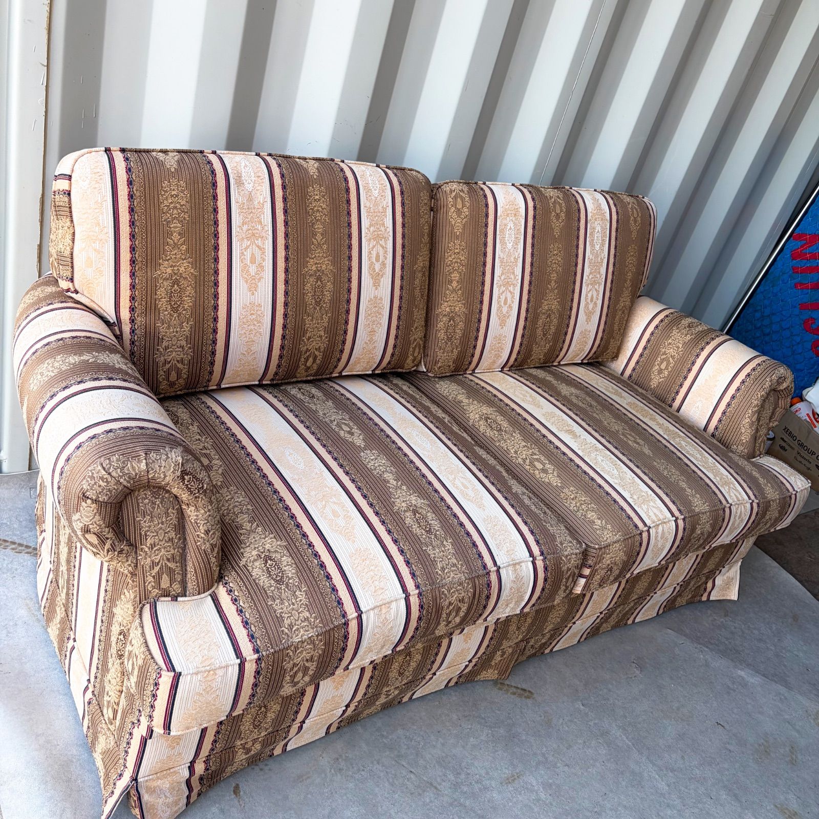 取付無料！マルニ木工 地中海 高級 2人掛けソファ✨定価30〜40万