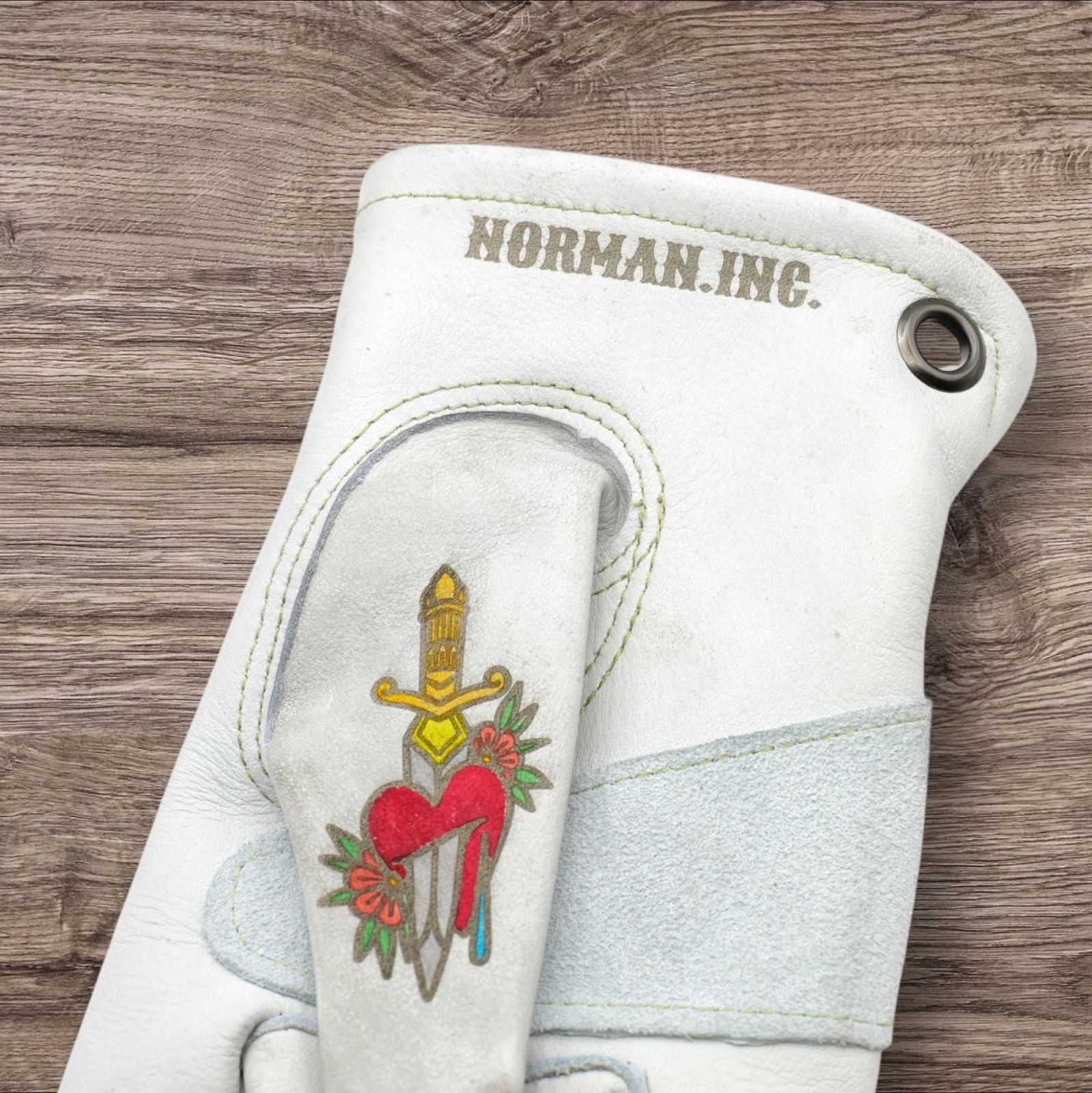 牛革　レザーグローブ　アメリカン　バイク　ハーレー　カスタム　手袋　白　M 牛革 レザーグローブ アメリカン バイク ハーレー カスタム 手袋 白 M