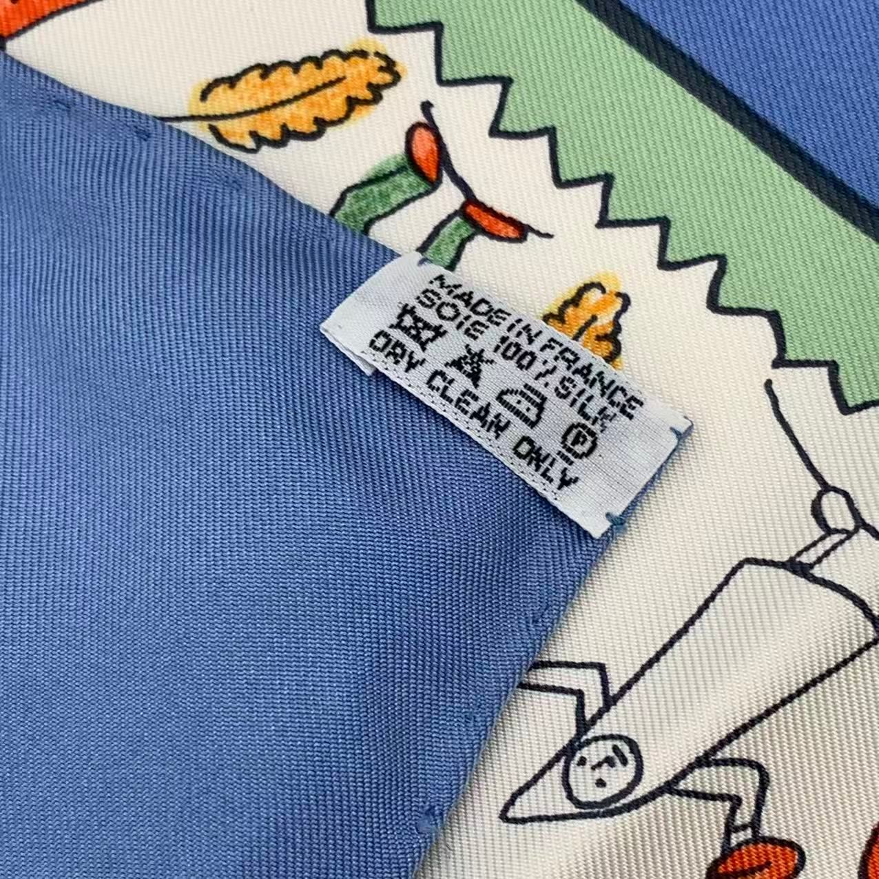 新品同様 HERMES エルメス スカーフ カレ90 RE TOUR A LA TERRE 故郷に 