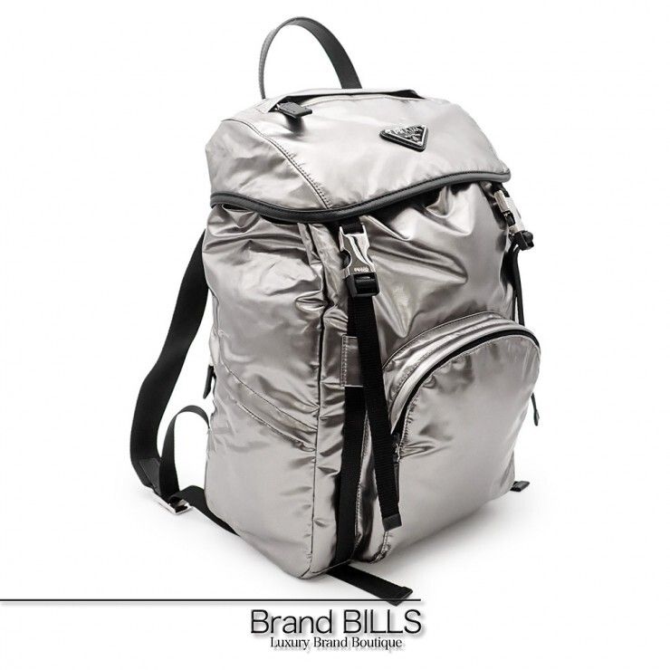 未使用品 PRADA プラダ バックパック リュックサック トライアングル