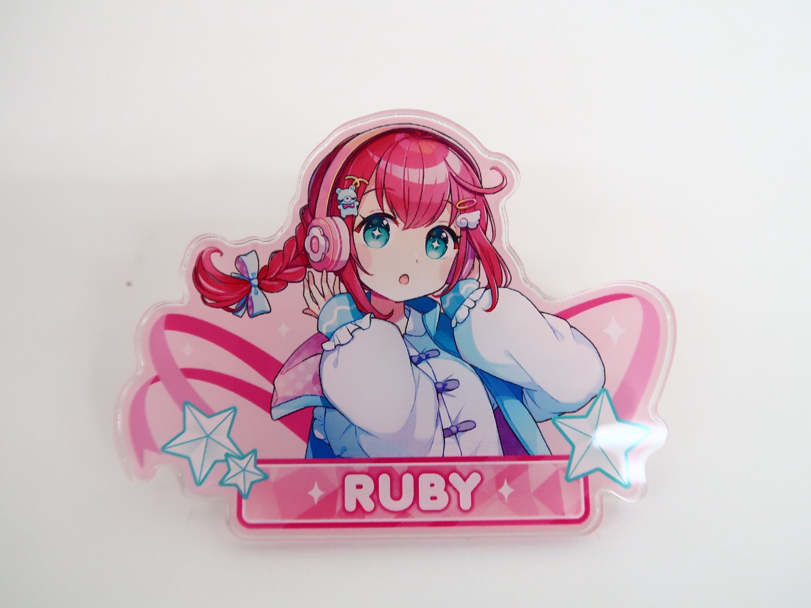 ラブライブ!サンシャイン!!×初音ミク 黒澤ルビィ アクリルバッジ