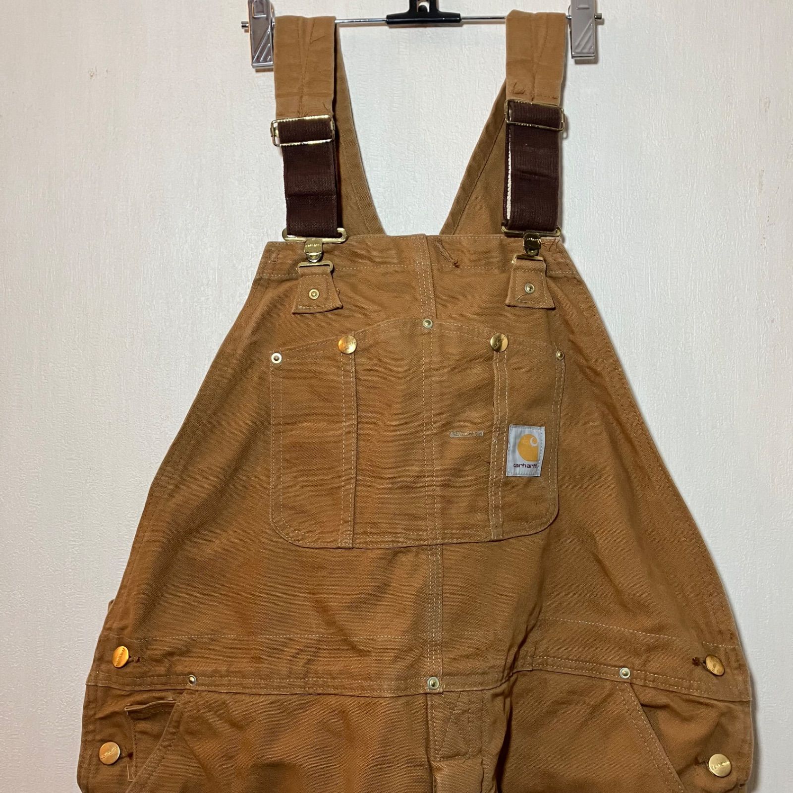 USA製 カーハート オーバーオール ダック地 ダブルニー ペインター