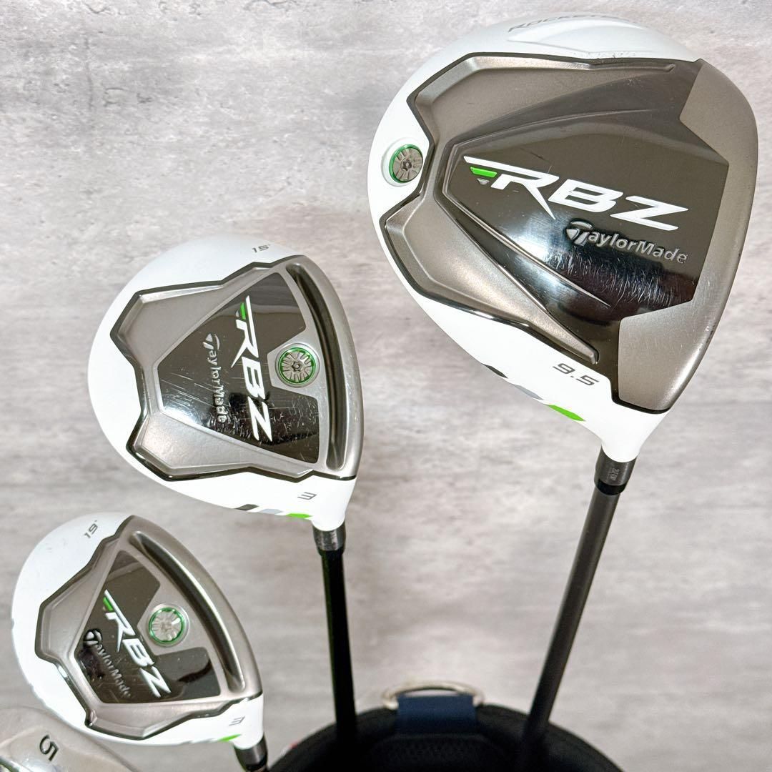 メンズ右利き初心者用　テーラーメイド　RBZ　ゴルフクラブセット　K-2428 クラブのみ ゴルフクラブ メンズ セット テーラーメイド RBZ 13本