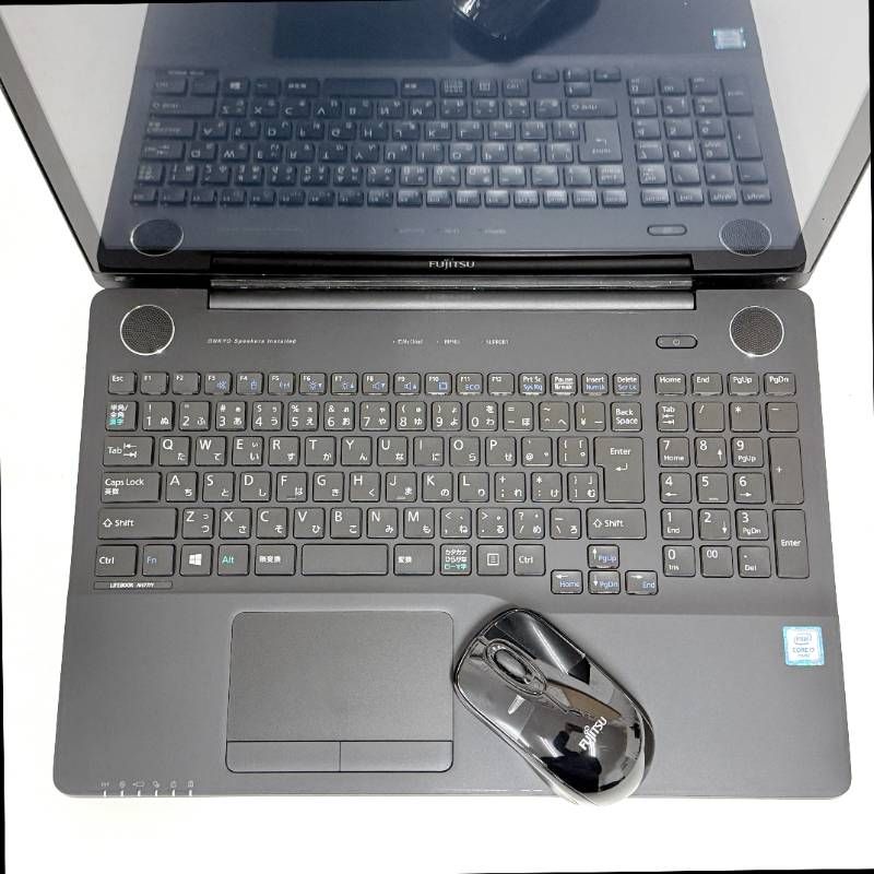整備済み品】富士通/ノートパソコン/Windows11/純正マウス付/Corei7
