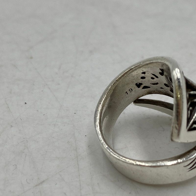 希少✨ SAAD サード スネーク リング サンシンボル シルバー925 23 希少✨ SAAD サード スネーク リング サンシンボル シルバー925 23