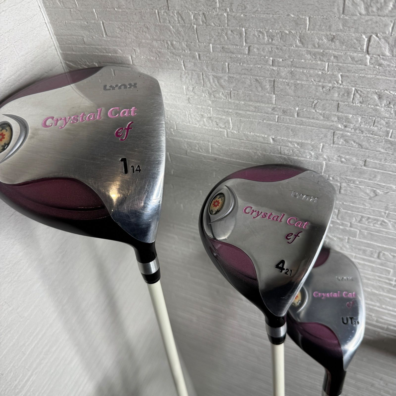 Lynx リンクス Crystal Cat ef レディース ゴルフクラブセット 8本