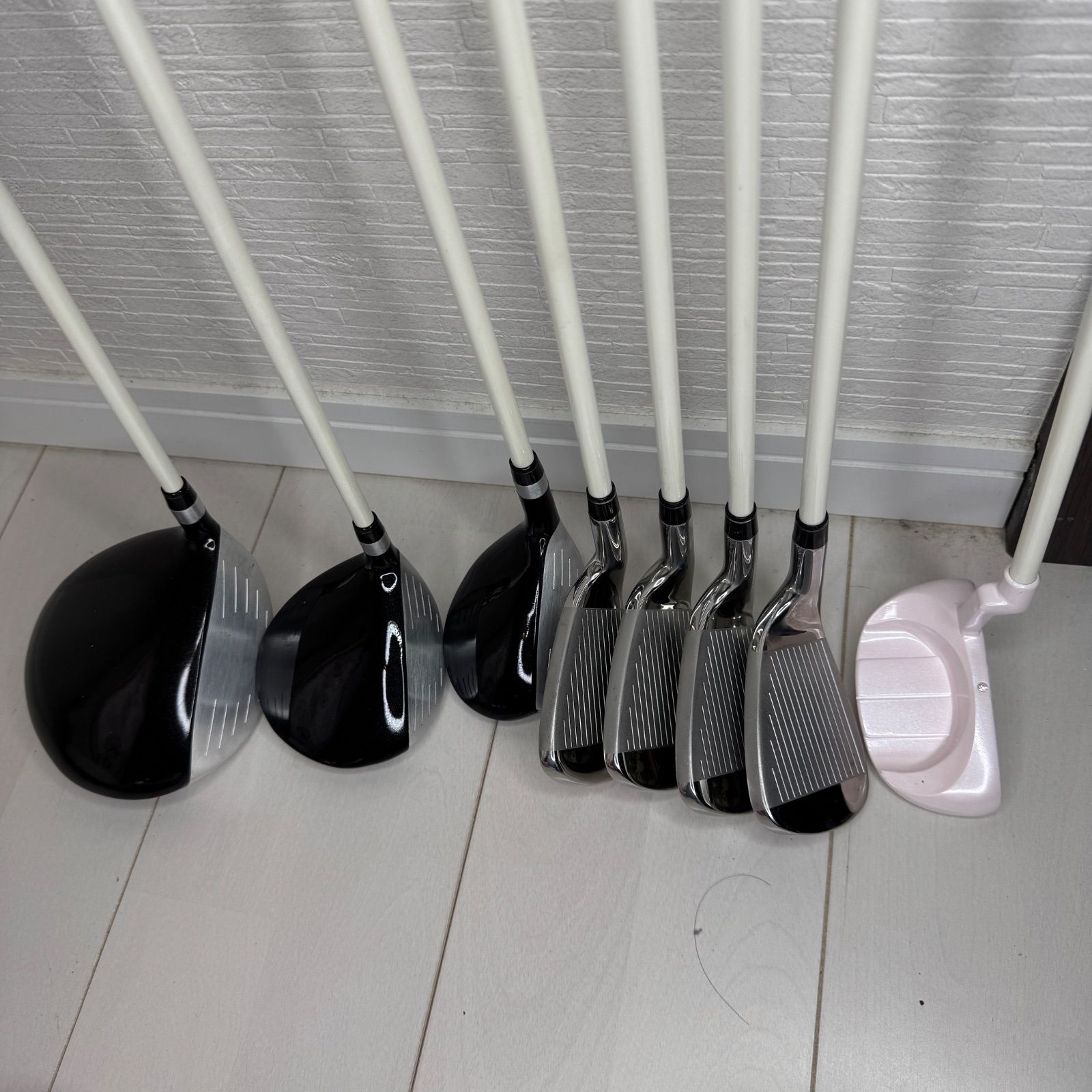 美品 LYNX レディース　ゴルフクラブセット クリスタルキャット 8本 初心者 Lynx リンクス Crystal Cat ef レディース ゴルフクラブセット 8本