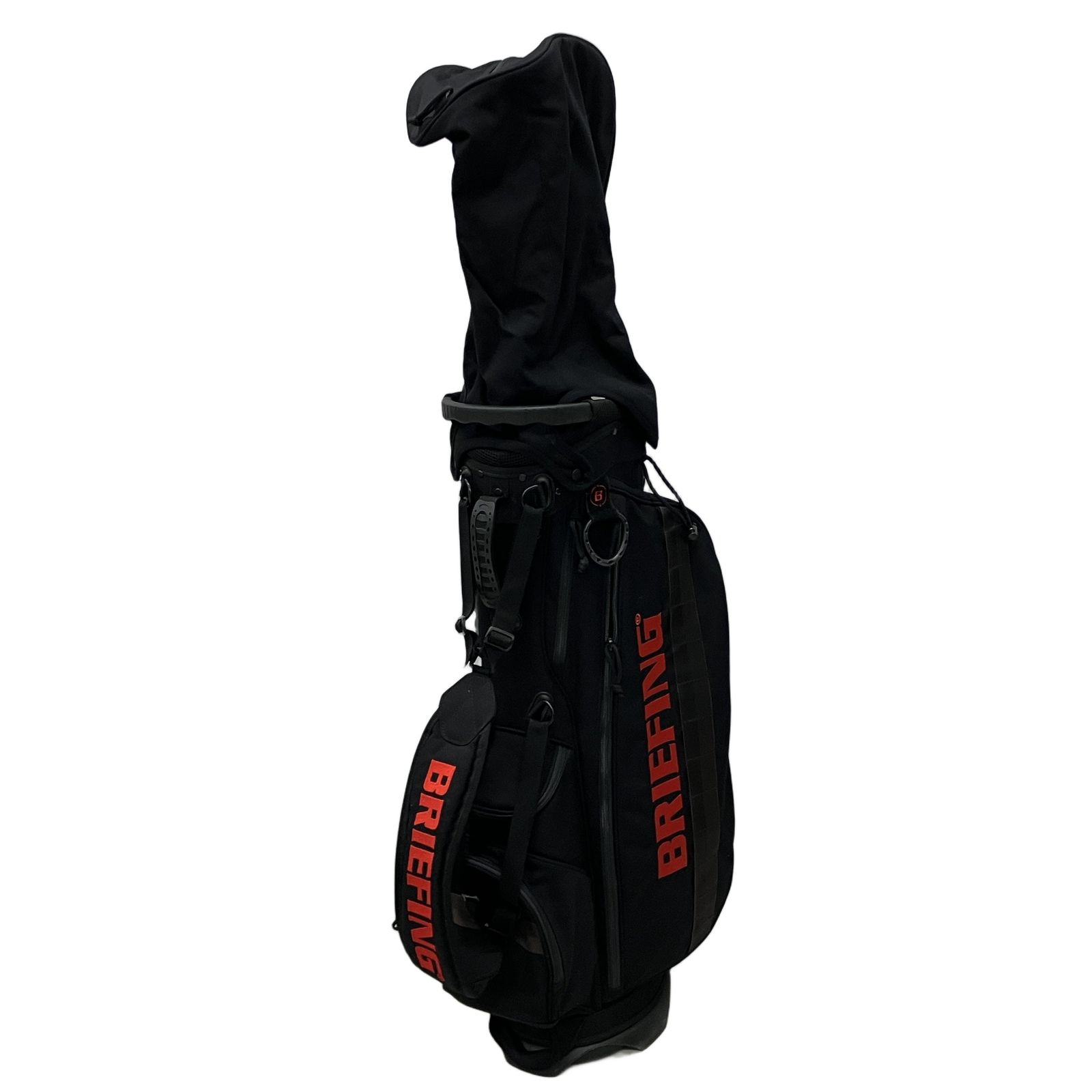 BRIEFING CR 4 キャディバッグ 5分割 ゴルフバック ブラック レッド ブリーフィング ゴルフ C10810871