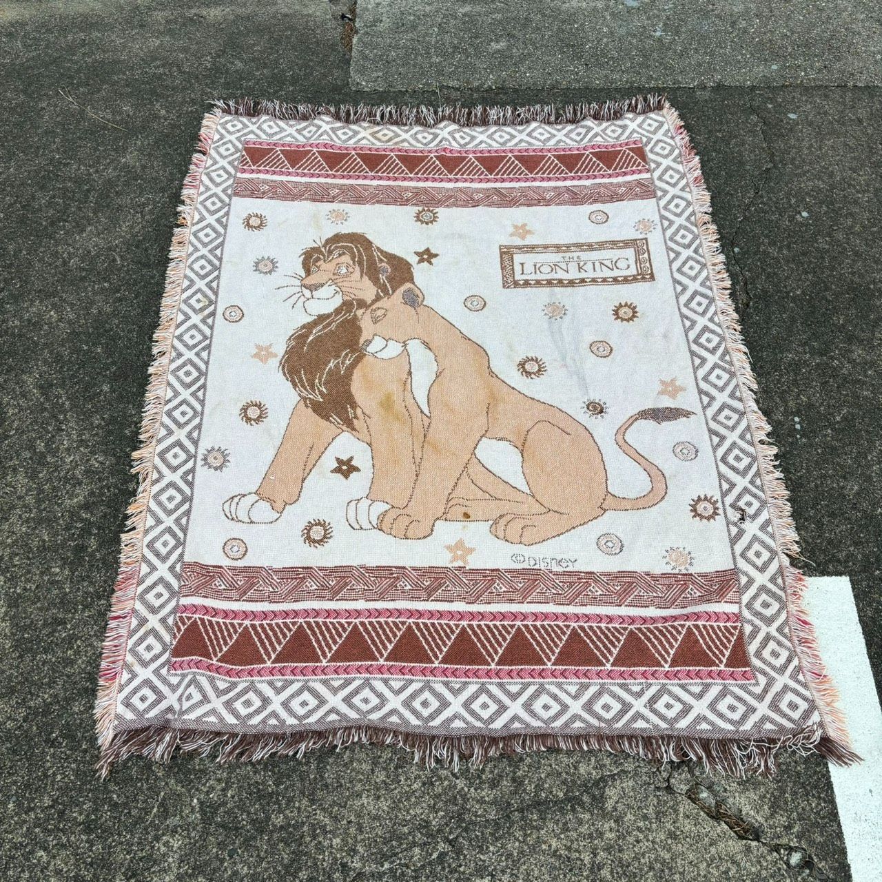 USA製 アメリカ製 THE LION KING ライオンキング ラグマット ラグ
