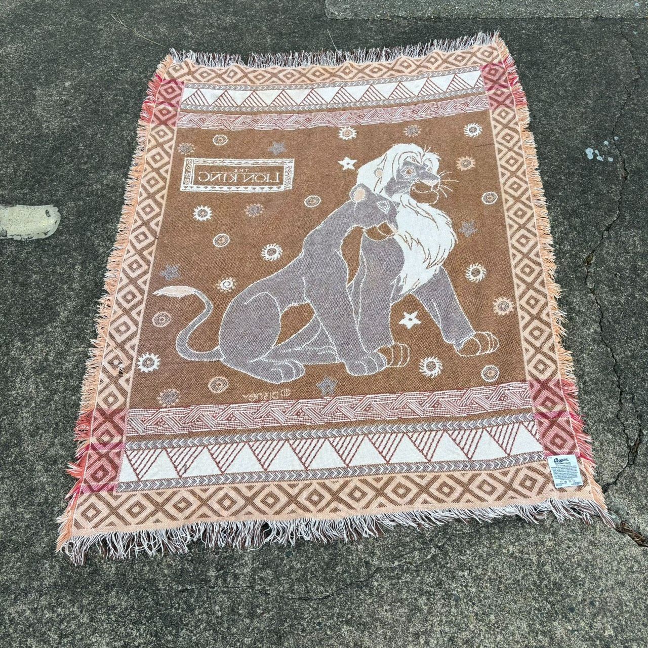 USA製 アメリカ製 THE LION KING ライオンキング ラグマット ラグ