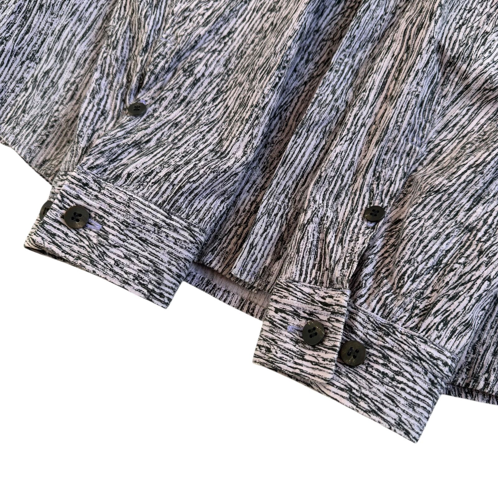 ISSEY MIYAKE MEN / イッセイミヤケメン 杢調デザイン 長袖シャツ 比翼