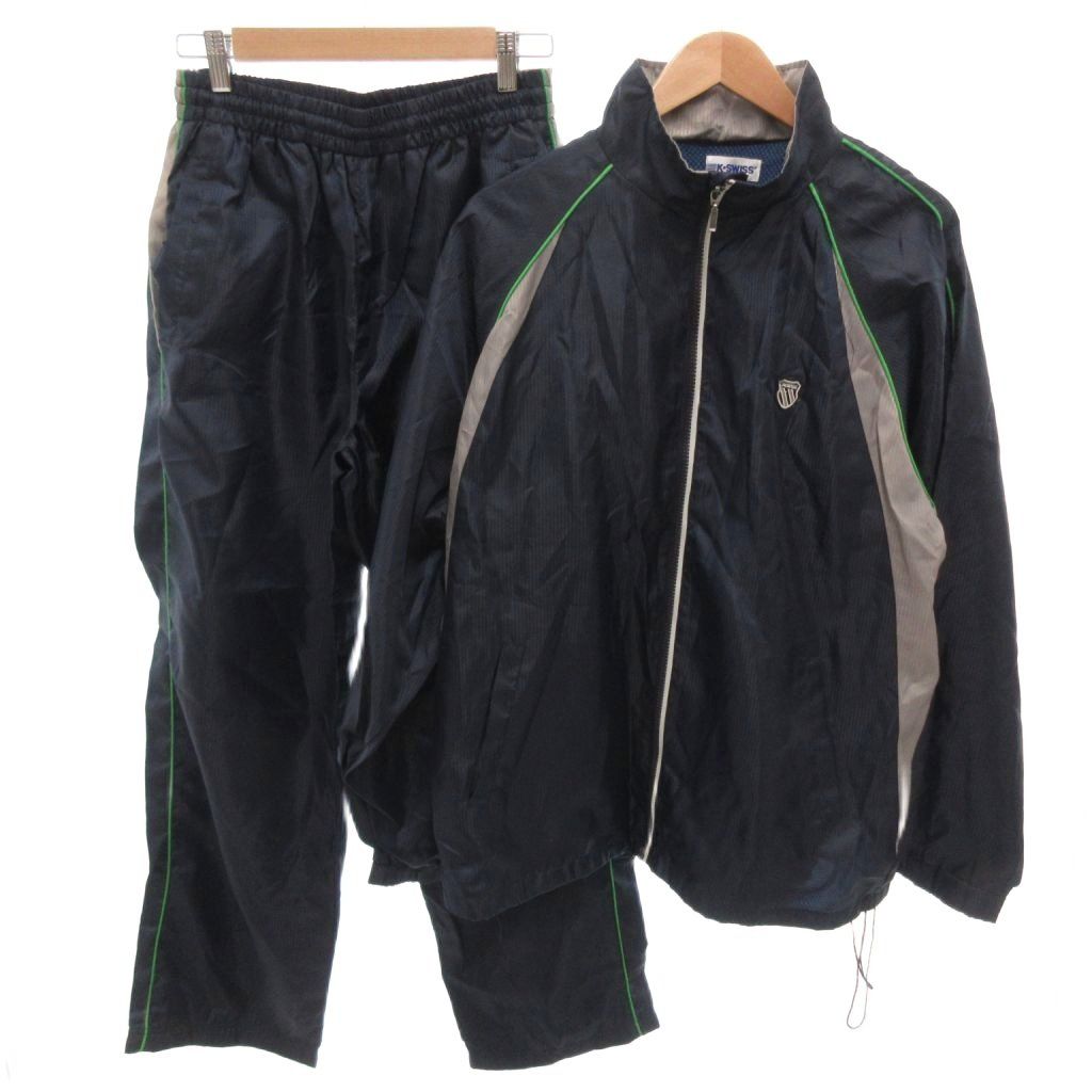 ケースイス K・SWISS ジャージ セットアップ L 紺 ネイビー 長袖