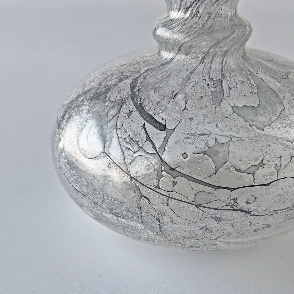 ドイツ Peill & Putzler ガラス フラワーベース ヴィンテージ 花器