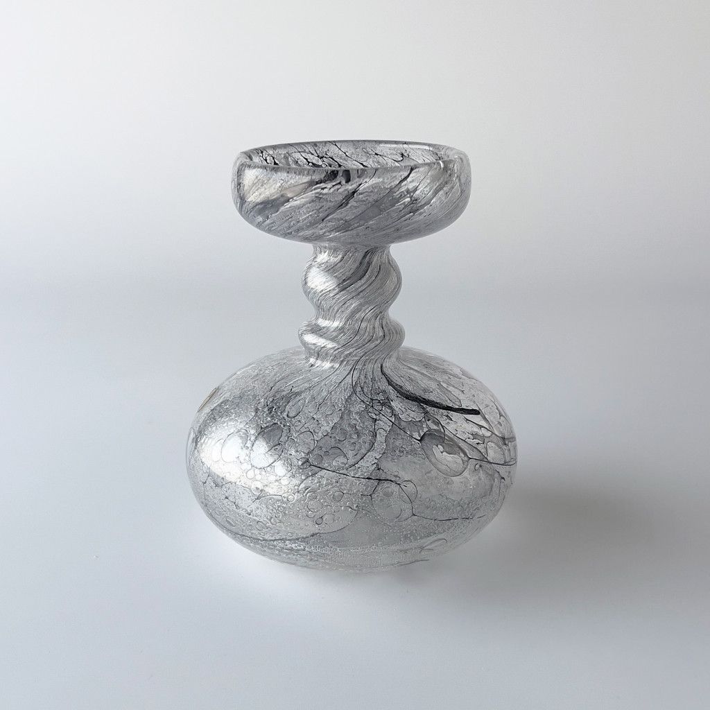 ドイツ Peill & Putzler ガラス フラワーベース ヴィンテージ 花器