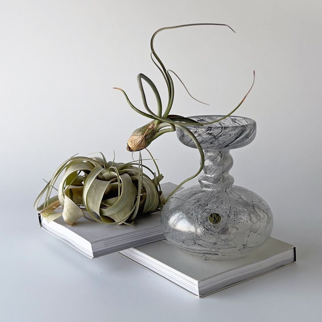 ドイツ Peill & Putzler ガラス フラワーベース ヴィンテージ 花器