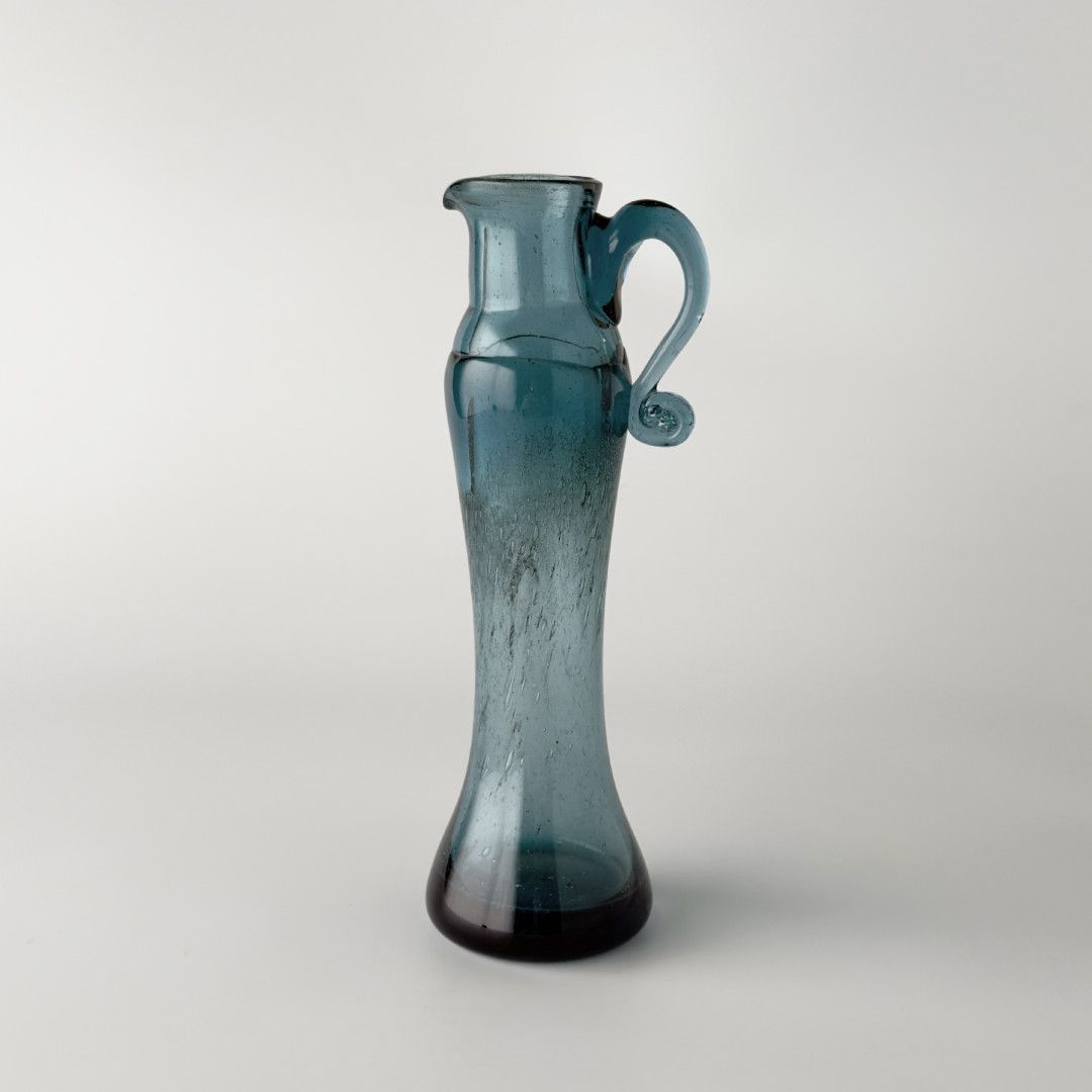 アンティーク　フラワーベース　特大　ガラス　花瓶　オブジェ　古道具 アンティーク 花瓶 フラワーベース ガラス クリスタル バロック調 装飾