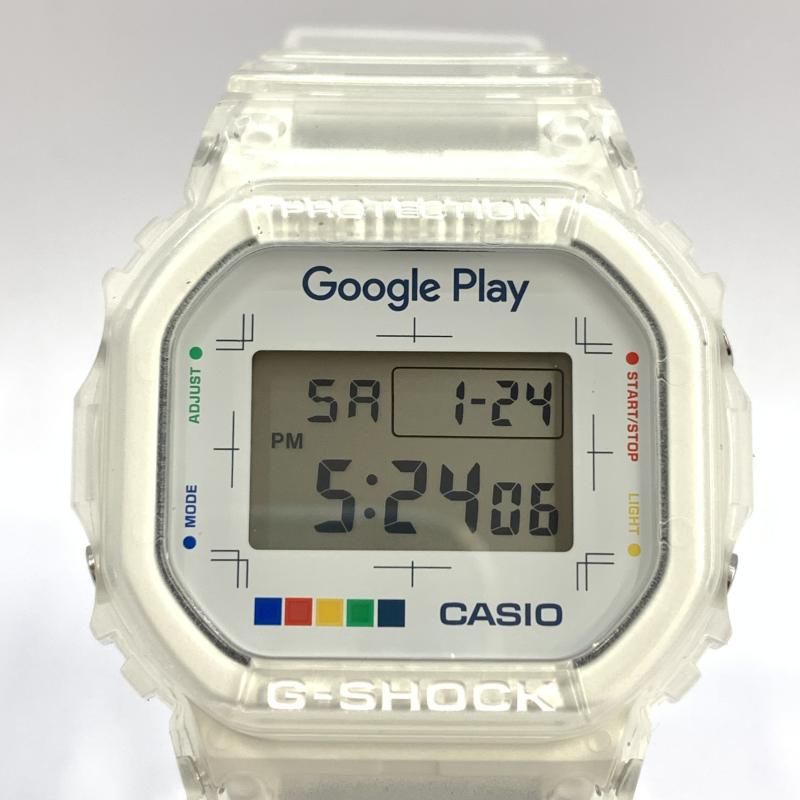 時計 G-SHOCK Google Play Limited Edition 中古】G-SHOCK DW-5600UE Google Play Limited Edition G-SHOCK×Google