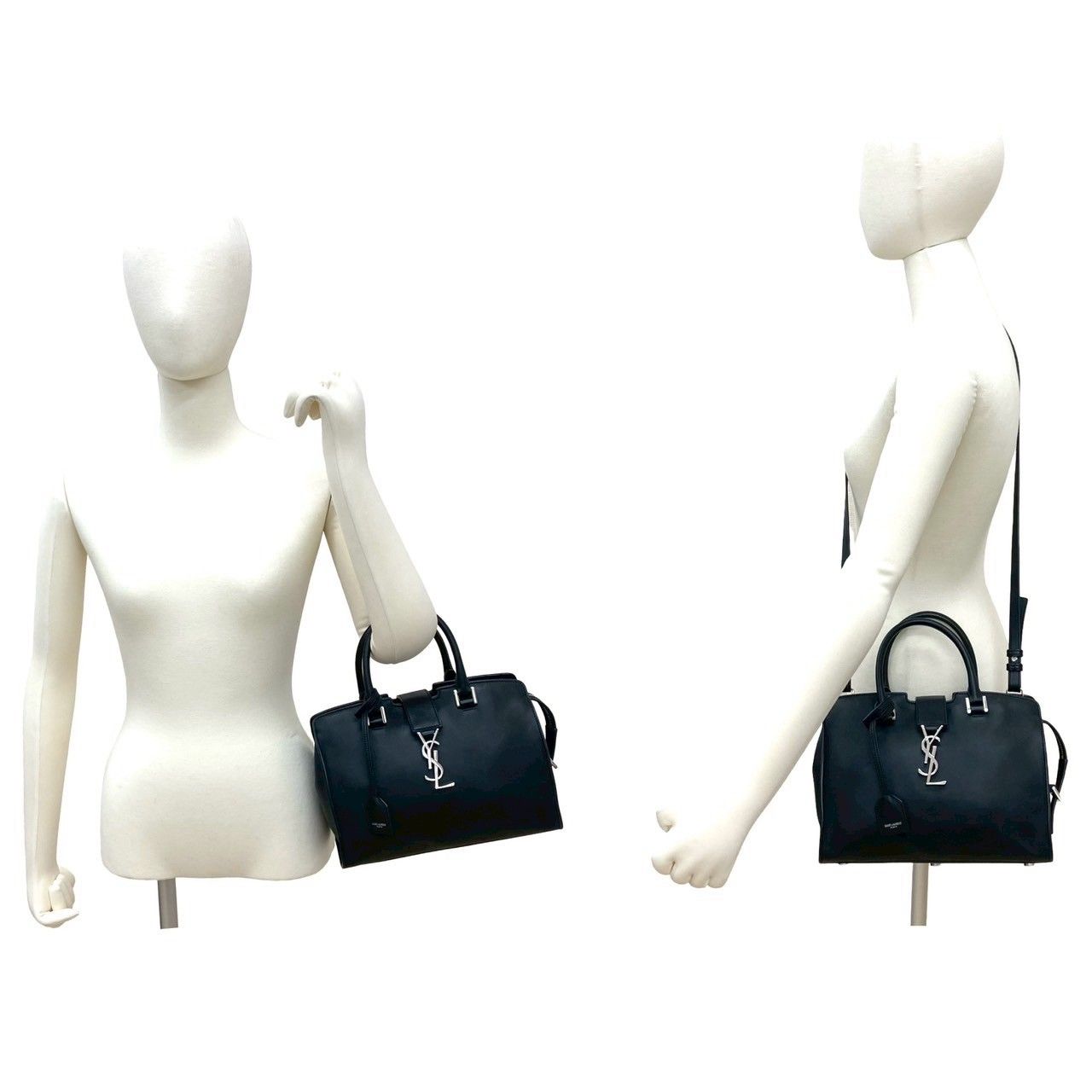 極 美品 袋付 SAINT LAURENT PARIS サンローランパリ ベイビー カバス