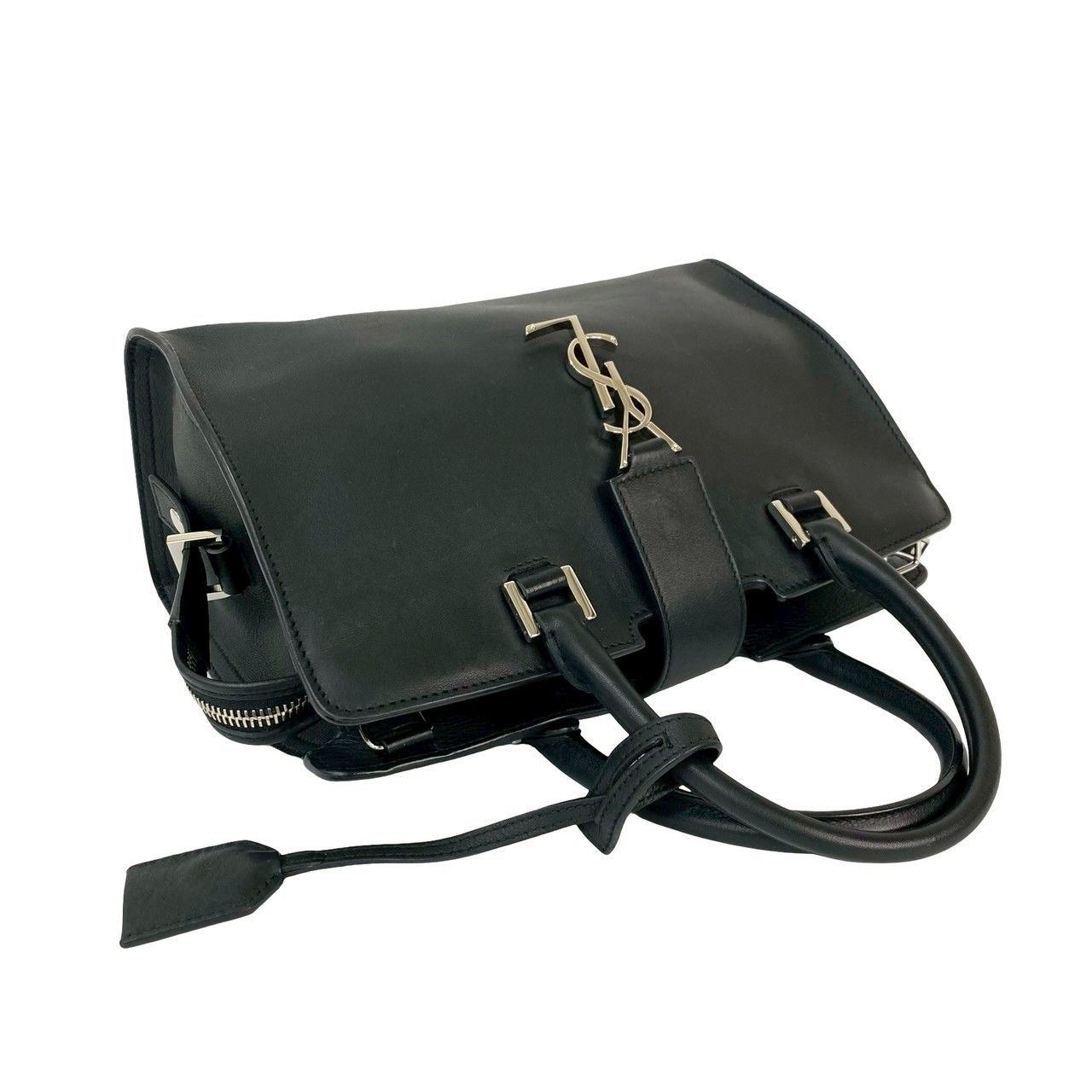 極 美品 袋付 SAINT LAURENT PARIS サンローランパリ ベイビー カバス