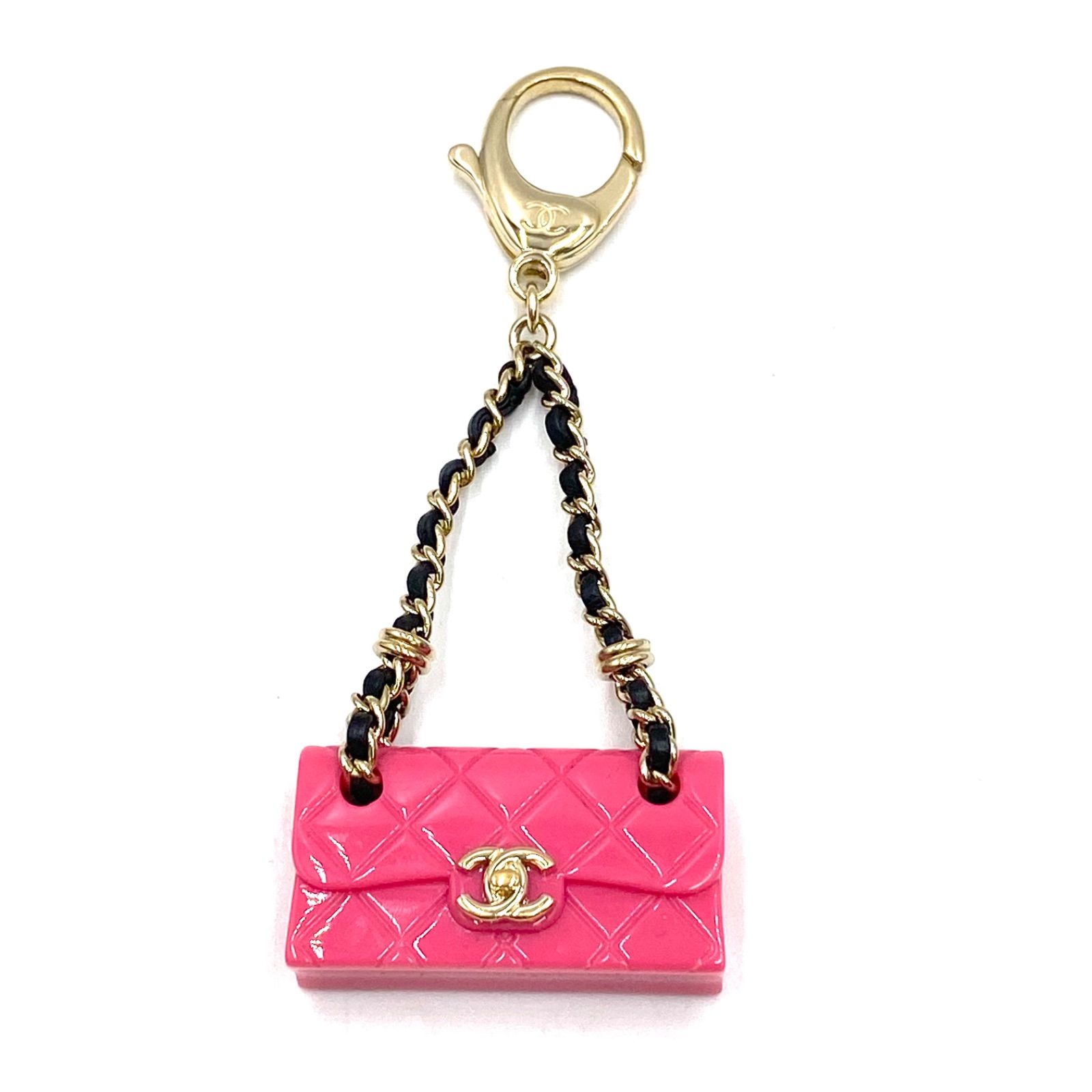 CHANEL シャネル バッグチャーム マトラッセ チェーン ショルダー