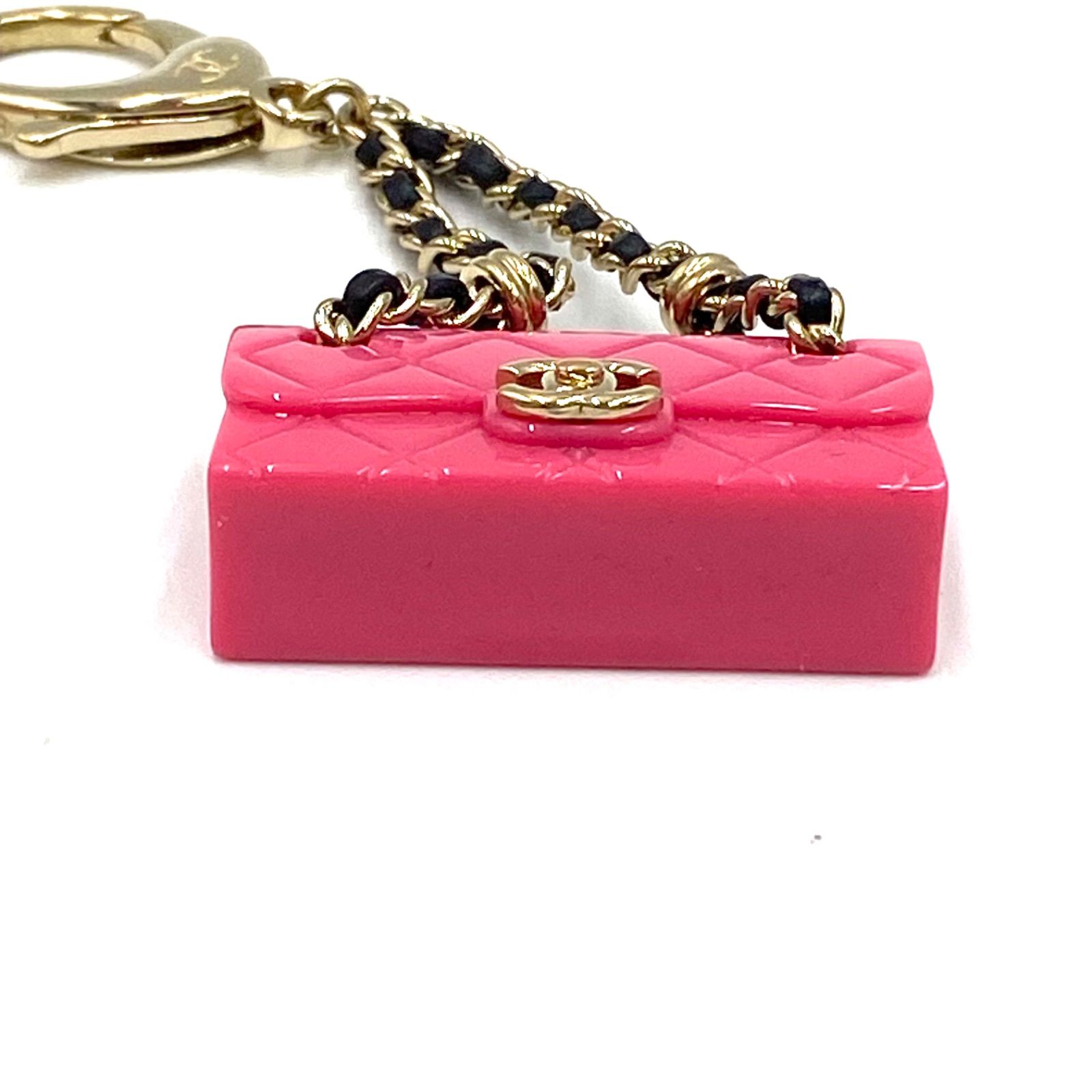 CHANEL シャネル バッグチャーム マトラッセ チェーン ショルダー