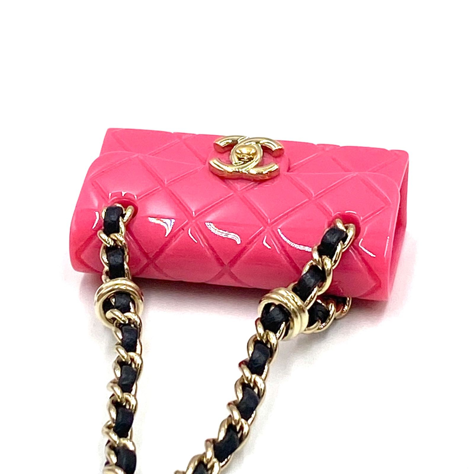 CHANEL シャネル バッグチャーム マトラッセ チェーン ショルダー