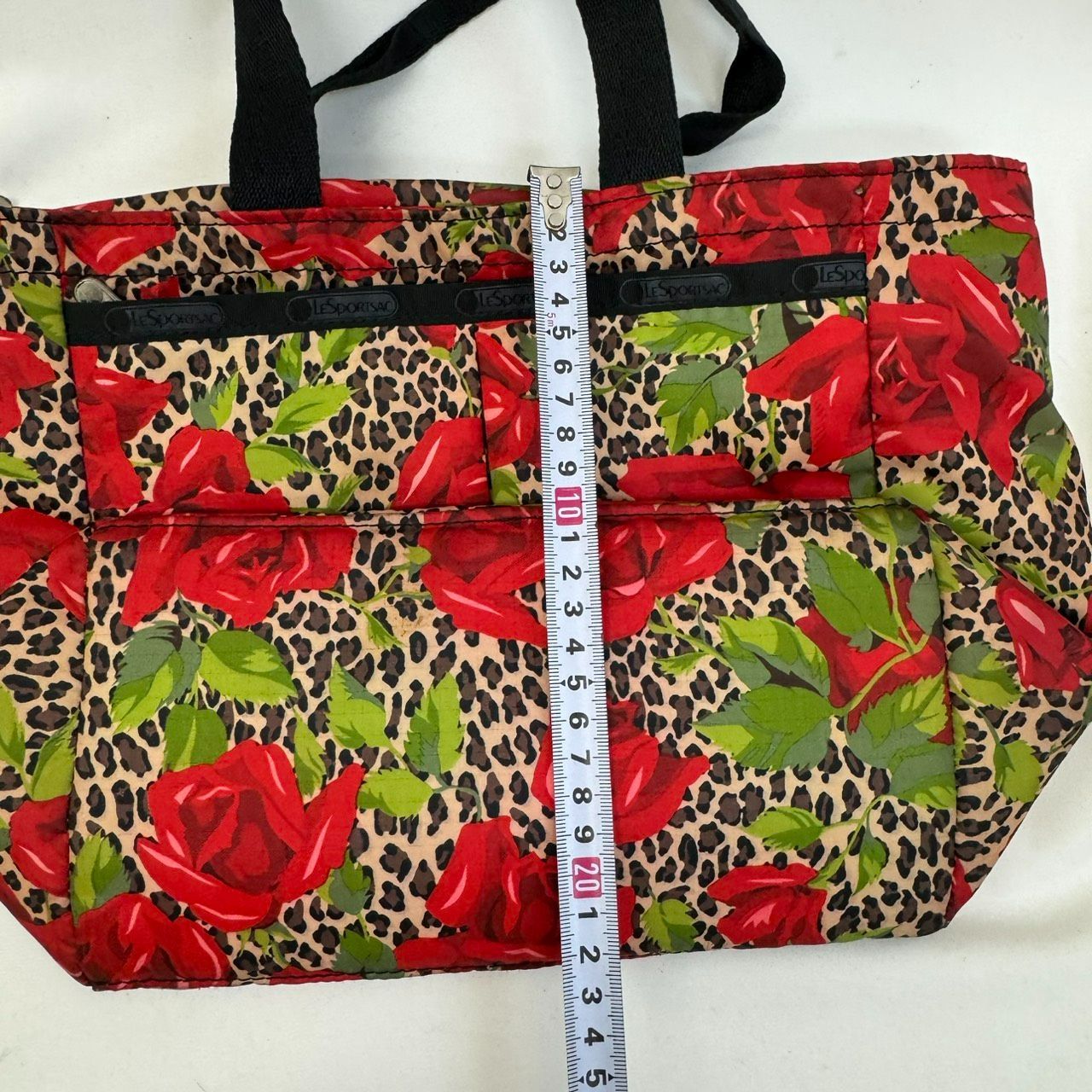 K【LeSportsac】レスポートサック トートバッグ バラ柄 ガーデンポピー 