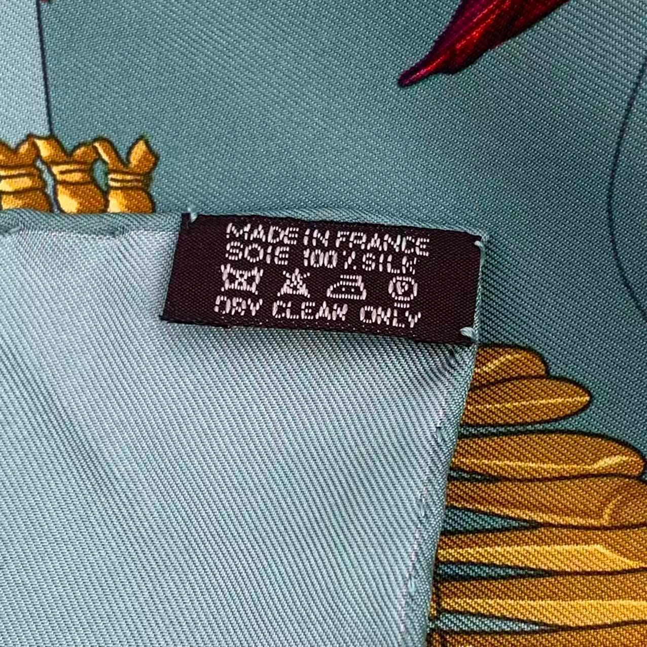 新品同様 HERMES エルメス スカーフ カレ90 mexique メキシコ シルク