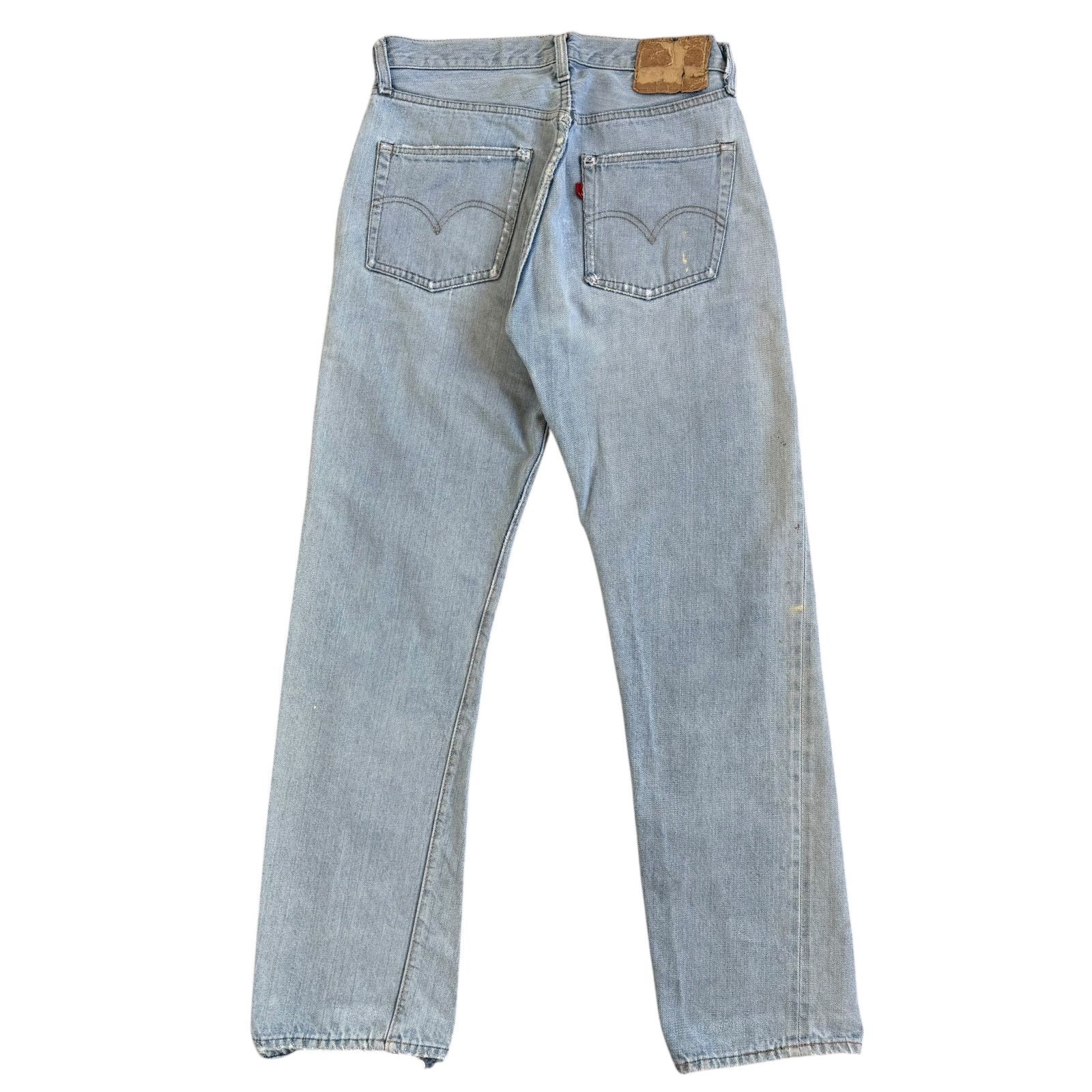 Levi's 1970年代ライトブルー ストレートデニム Levi's / リーバイス 1970年代 501デニムパンツ 66後期モデル トップ