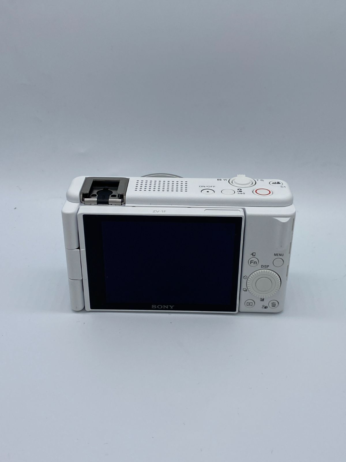 返品保証・動作確認済】SONY ZV-1F Vlogカメラ ホワイト 外観良好 三脚