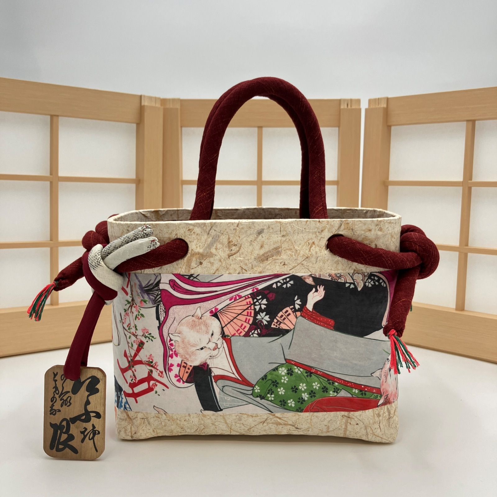 ジャパニーズアートバッグ（一閑張りバッグ No89） - メルカリ