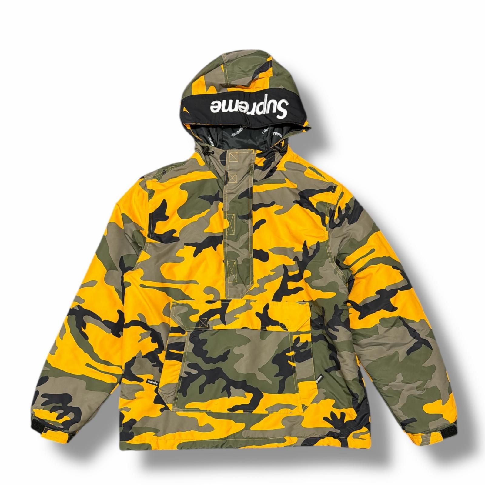 国内正規 Supreme 17AW Hooded Logo Half Zip Pullover Jacket