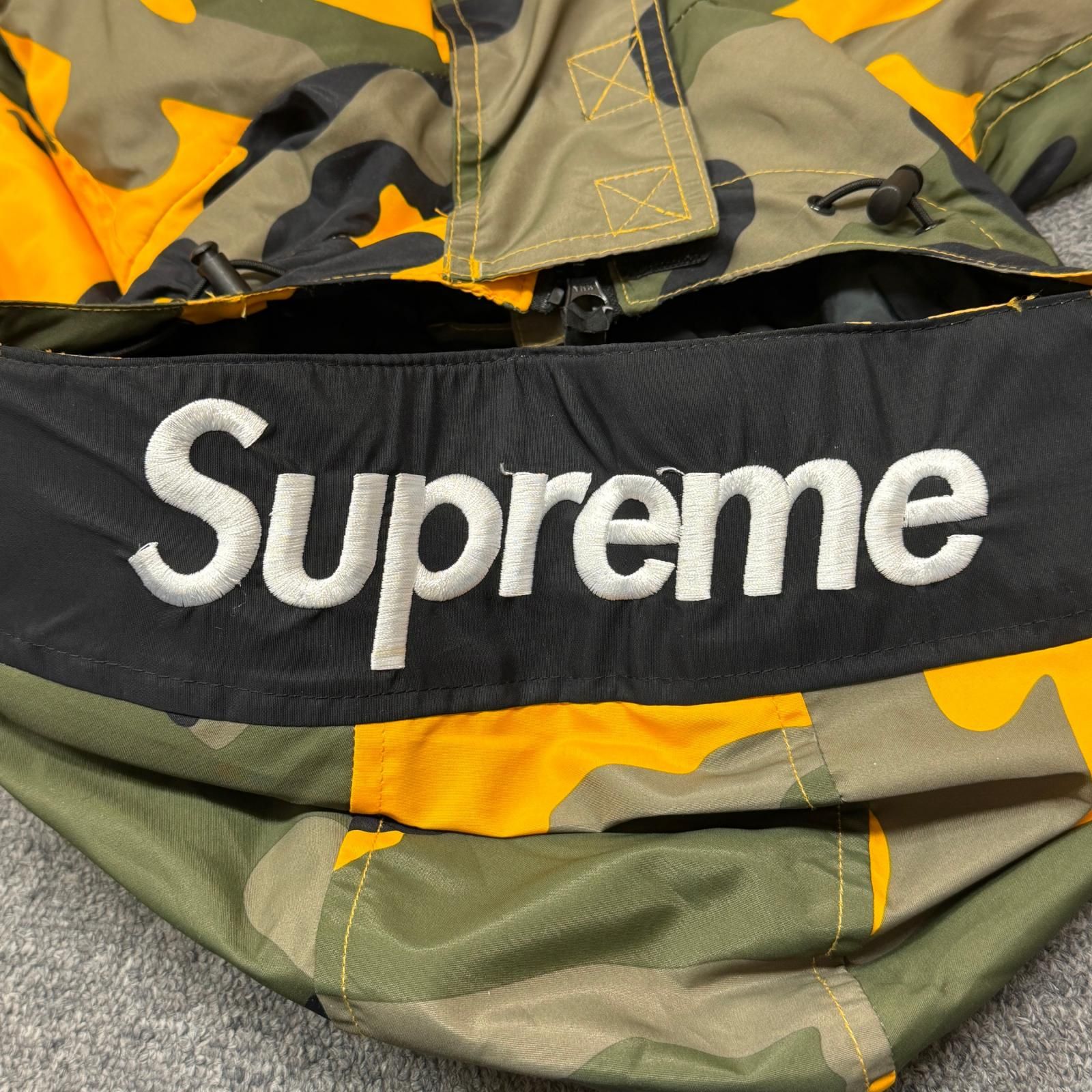 国内正規 Supreme 17AW Hooded Logo Half Zip Pullover Jacket
