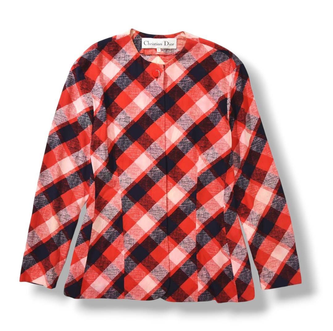 00s archive クリスチャンディオール Christian Dior 長袖 ノーカラー