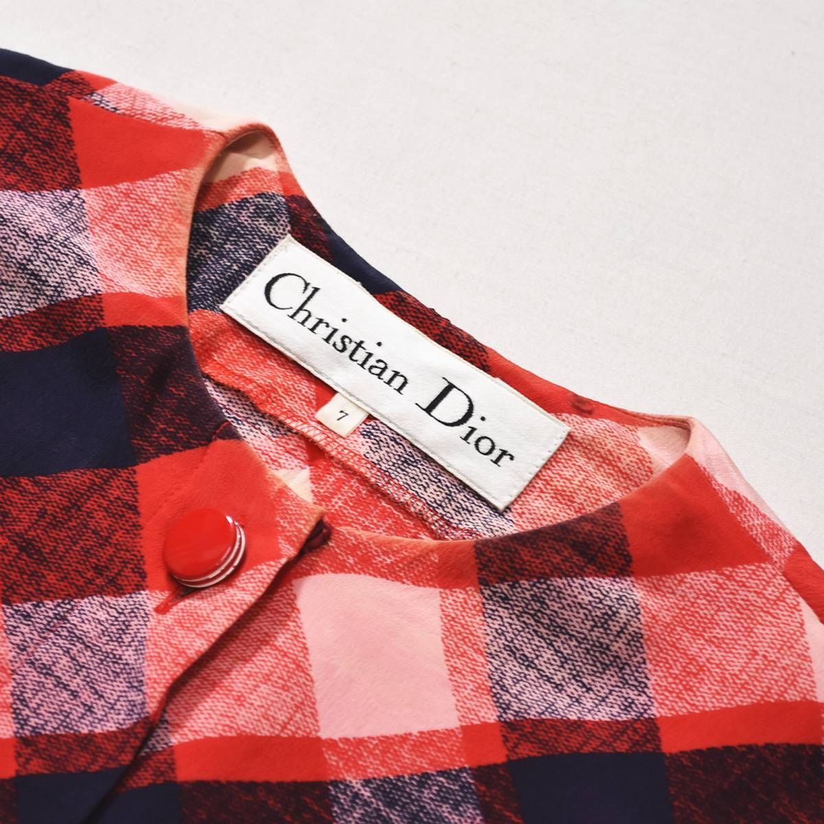 00s archive クリスチャンディオール Christian Dior 長袖 ノーカラー