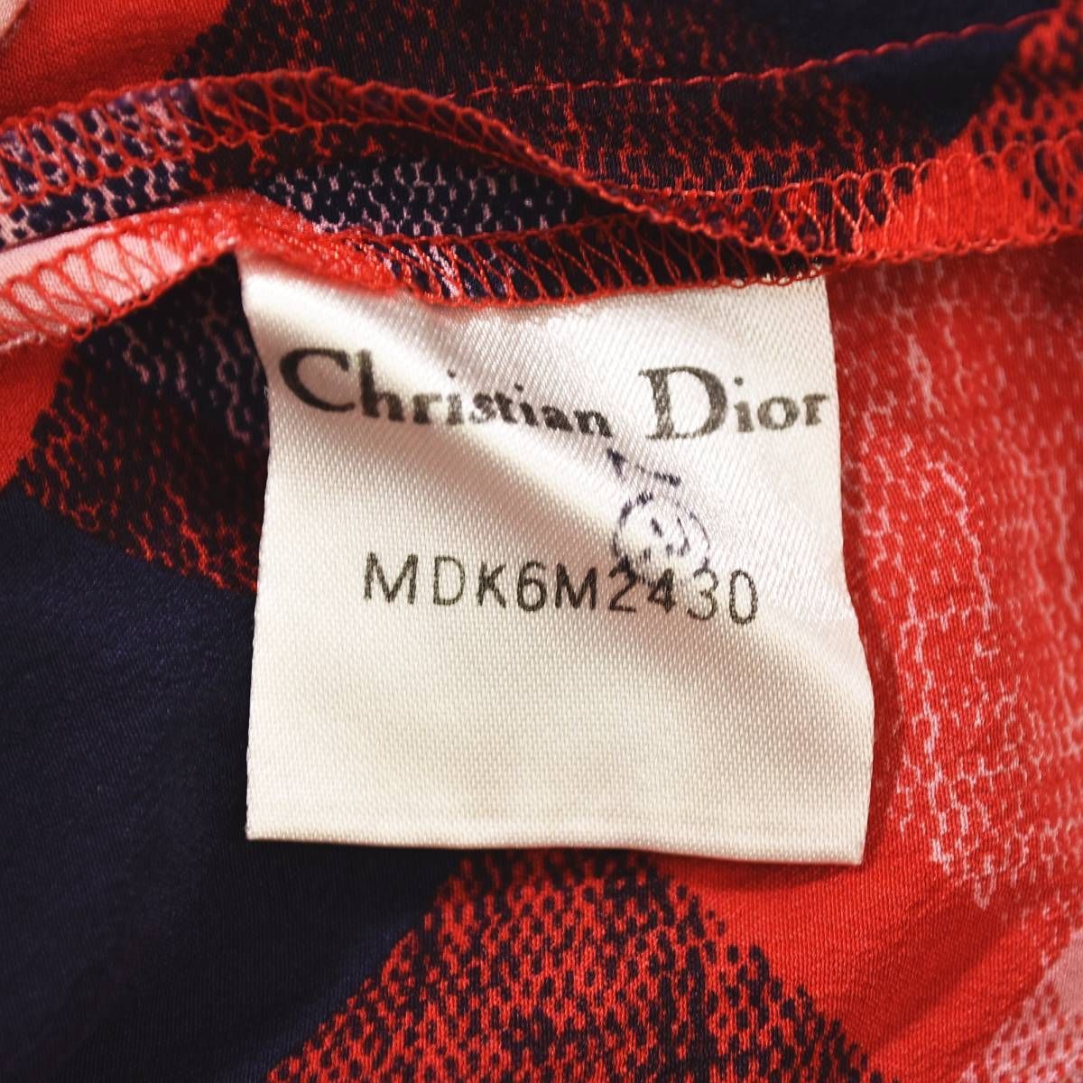 00s archive クリスチャンディオール Christian Dior 長袖 ノーカラー