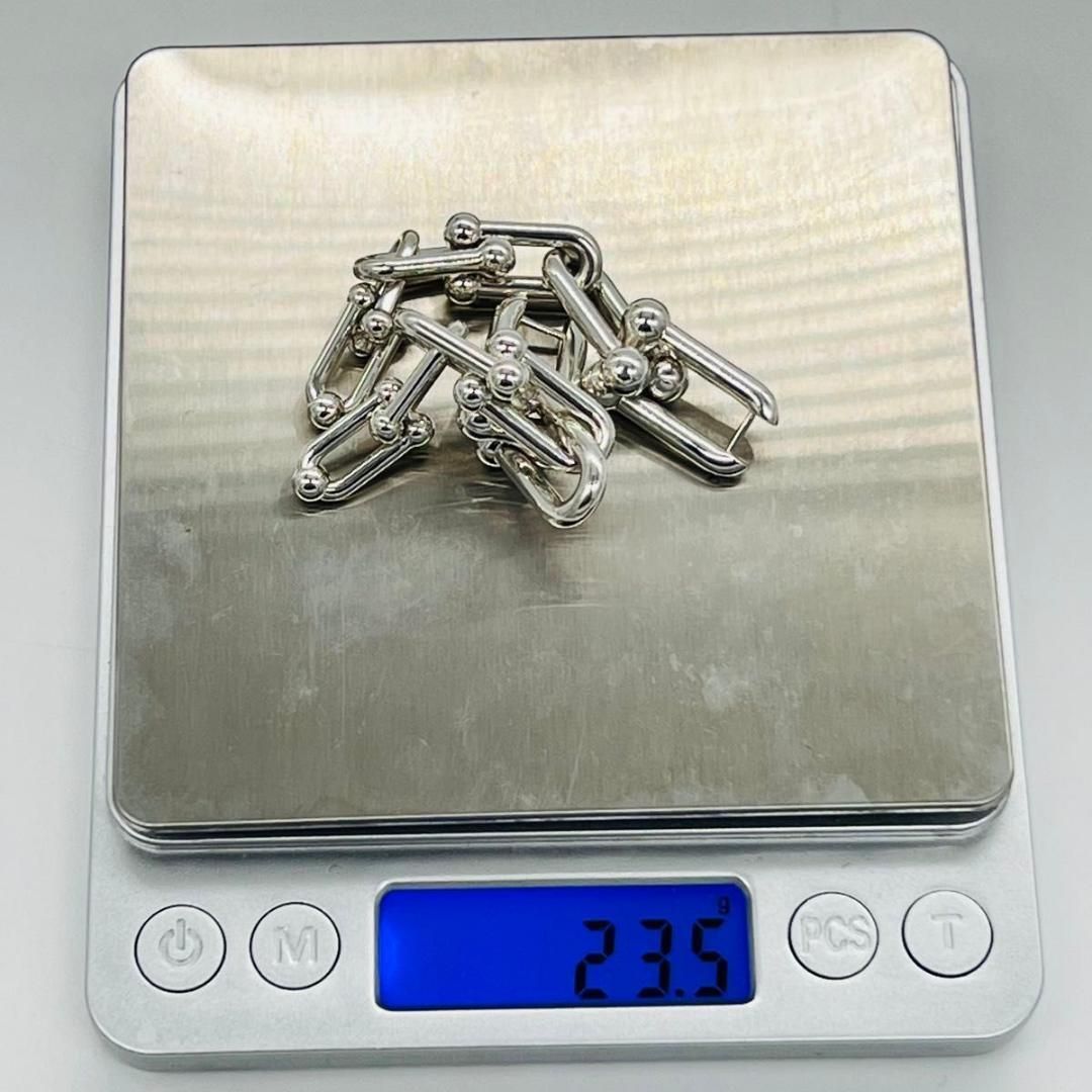 極美品 ティファニー ハードウェア グラジュエイテッド 片耳 ピアス シルバー TIFFANY&Co.（ティファニー） 超美品 現行商品 ハードウェア グラ