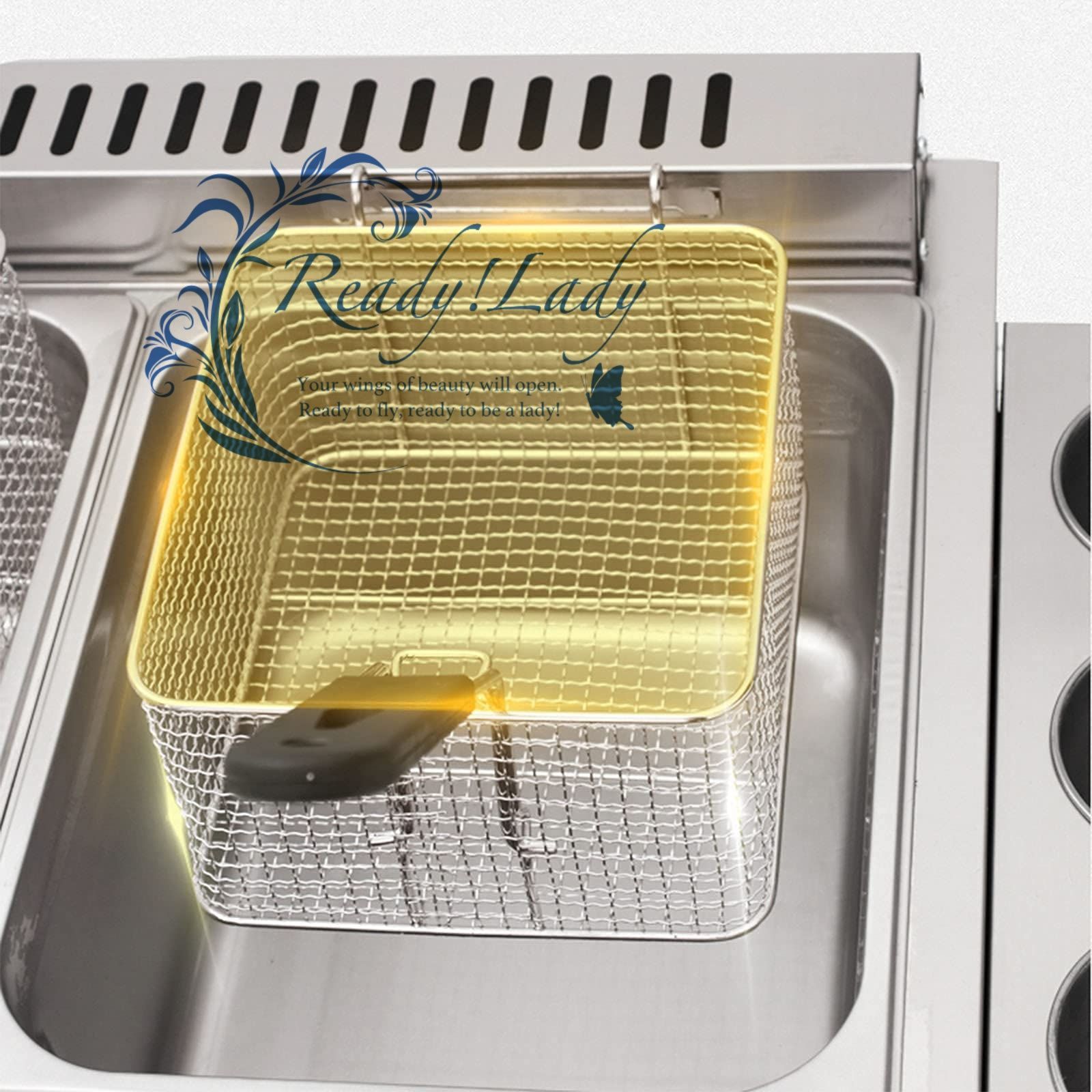 大容量ガスフライヤー