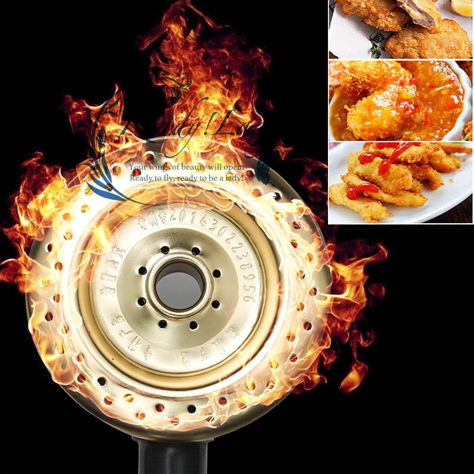 22 L 大容量ガスフライヤー 業務用家庭用ガスフライヤー 独立温度制御 火力調節 取り外し なバスケットと蓋付き