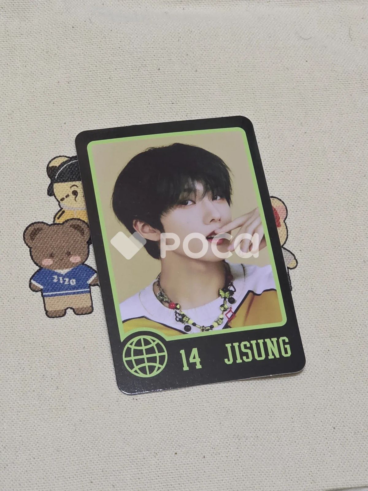 NCT チソン NCT NATION : To The World RANDOM TRADING CARD SET GREEN
